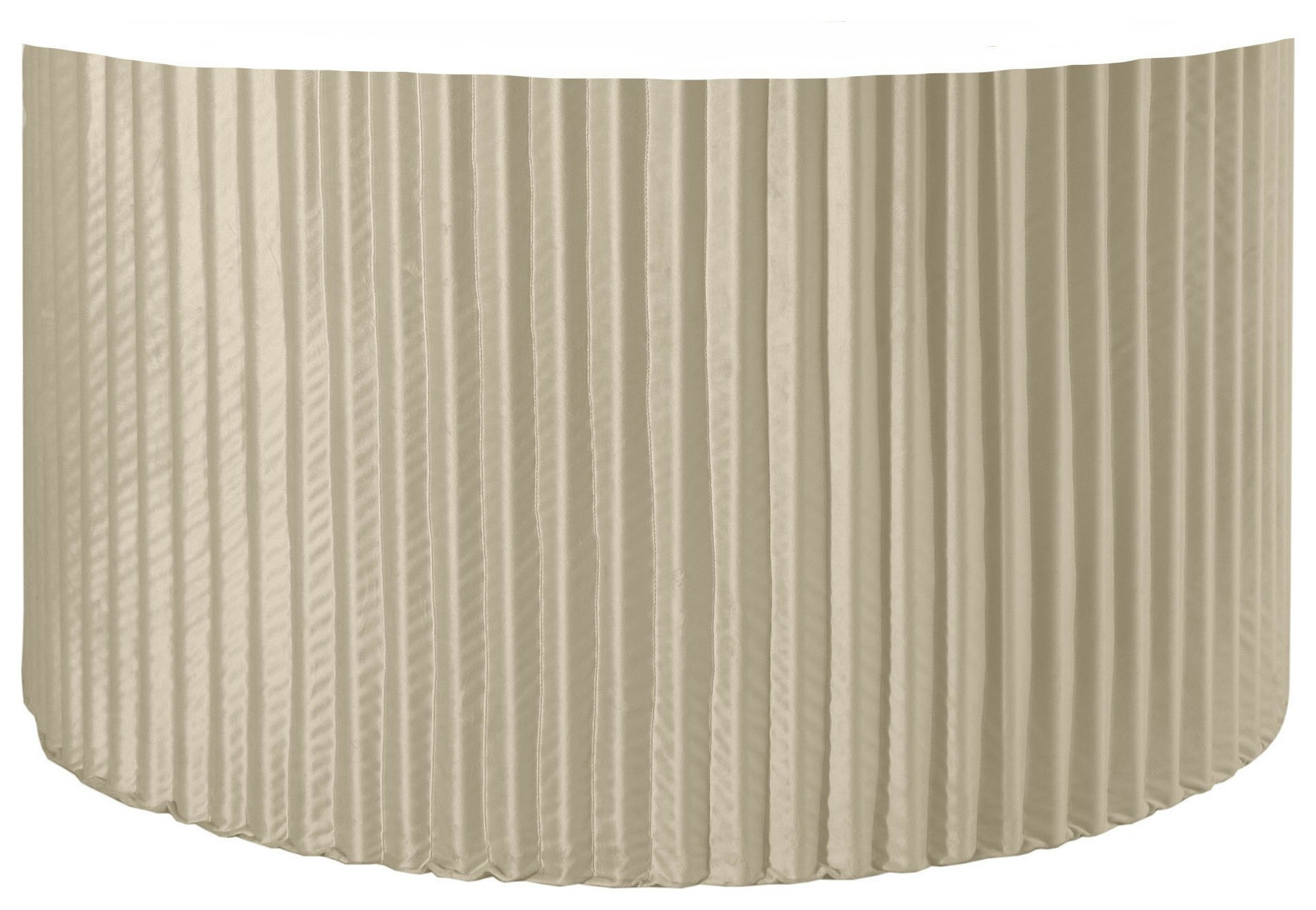Чехол для ноги круглого стола Арис, светло-бежевый бархат