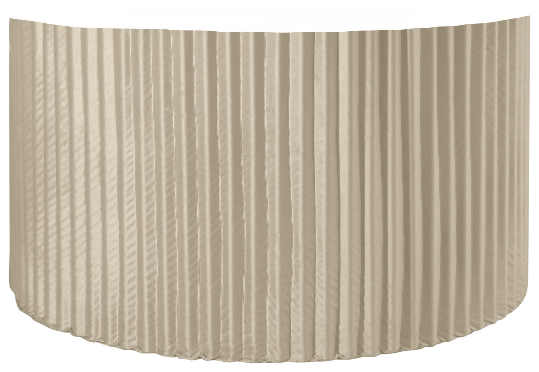 Чехол для ноги круглого стола Арис, светло-бежевый бархат