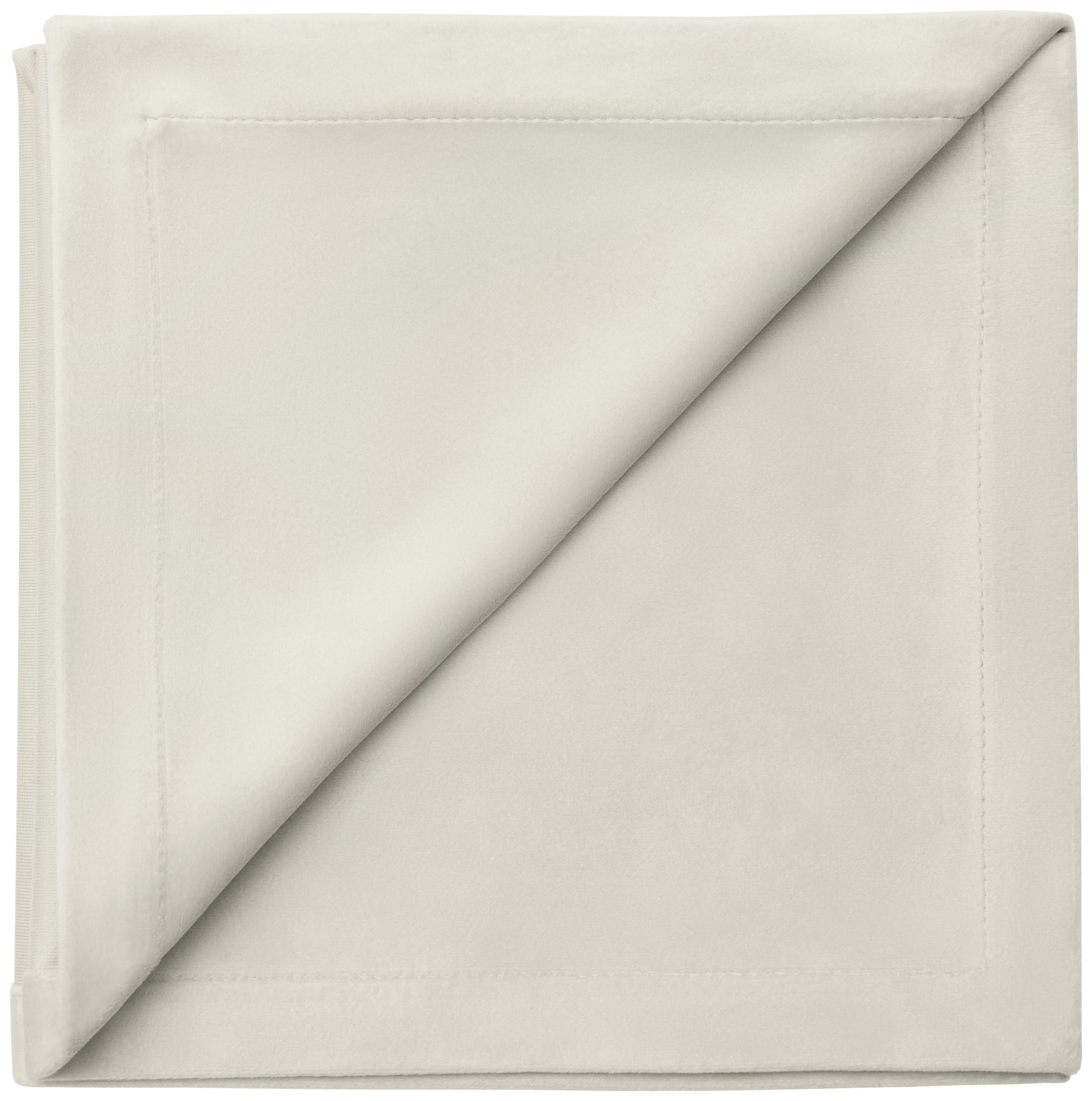 Салфетка бархатная кремовая