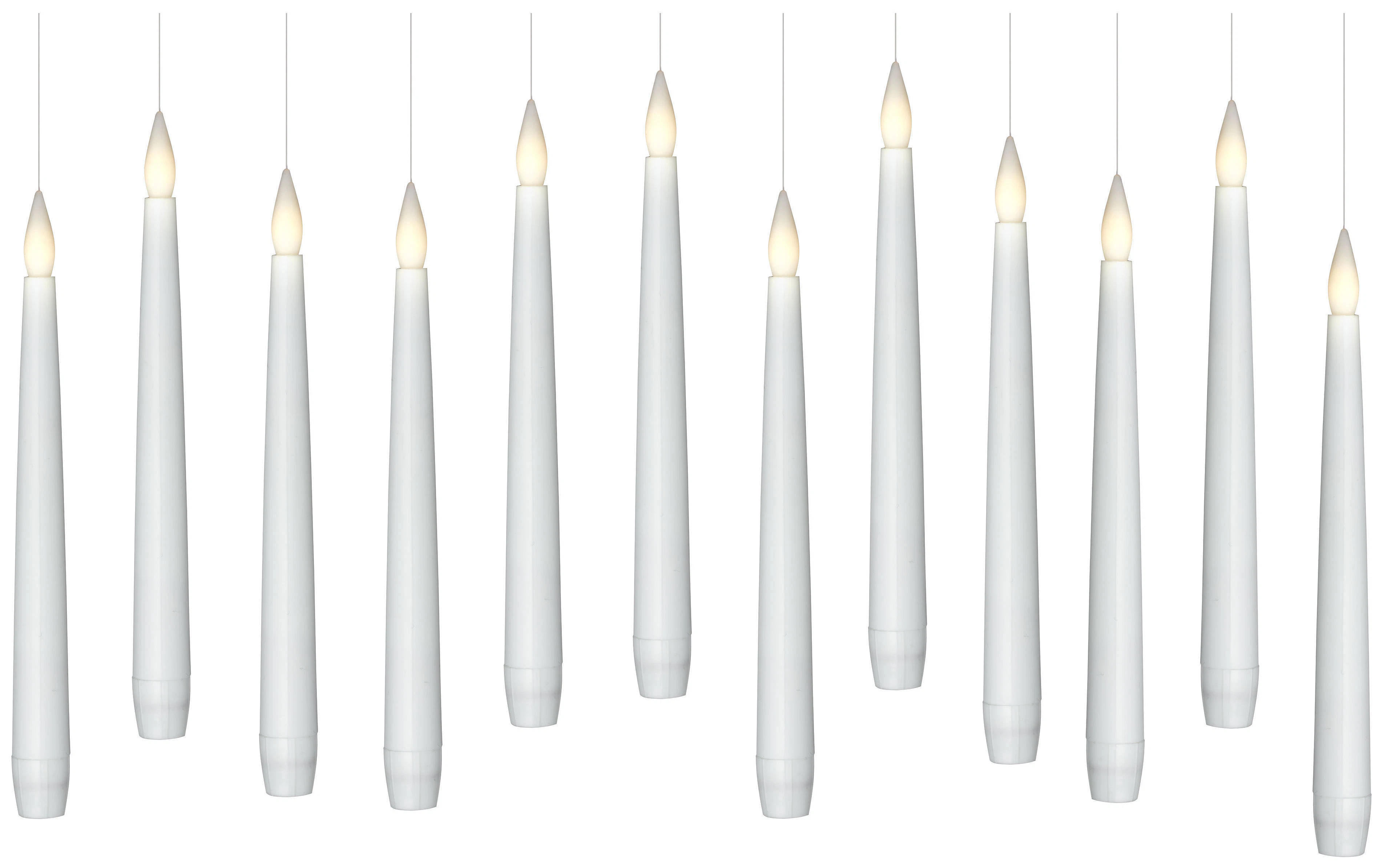 Набор Led свечей подвесных белого цвета