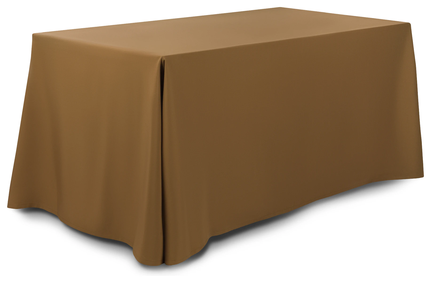 Скатерть прямоугольная габардин ореховая