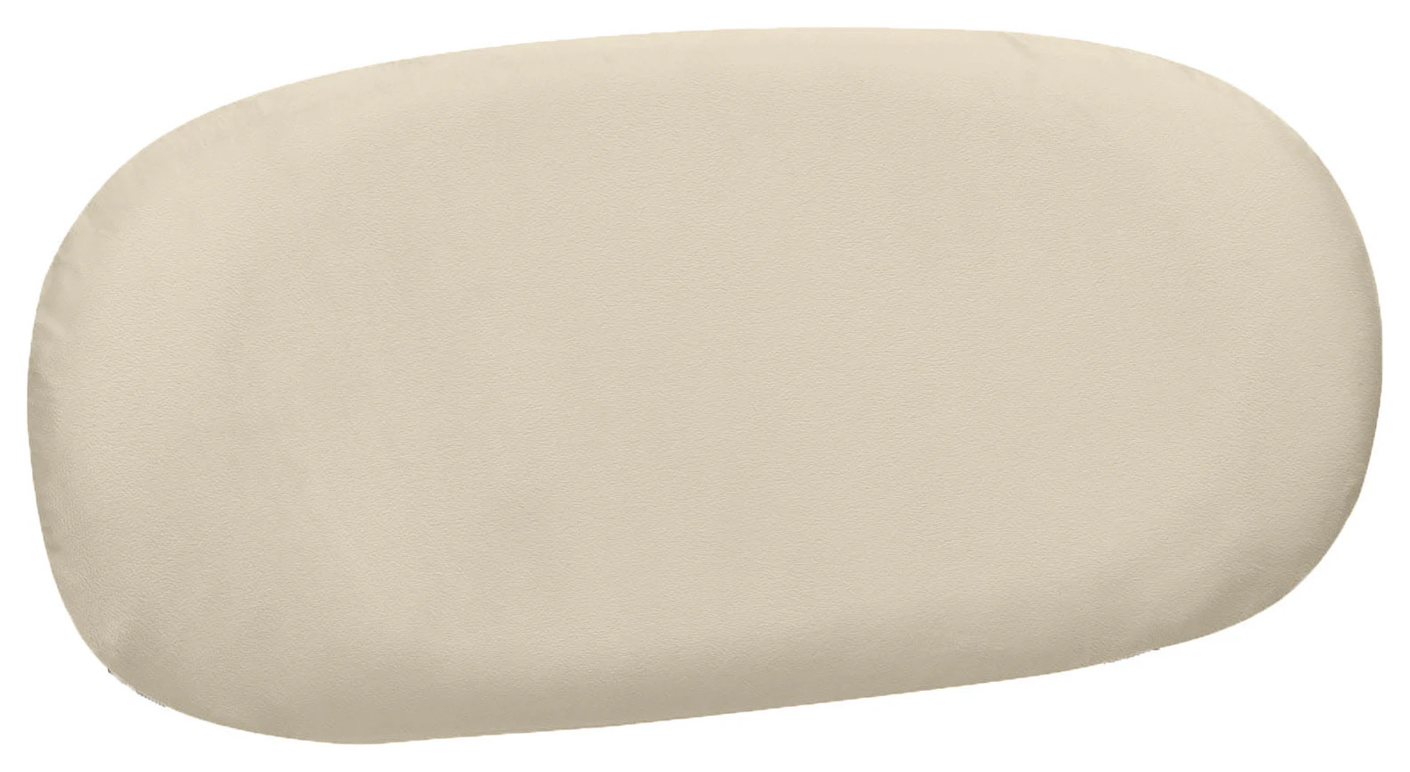 Чехол спинка к стулу Тотем, сливочно-молочный бархат