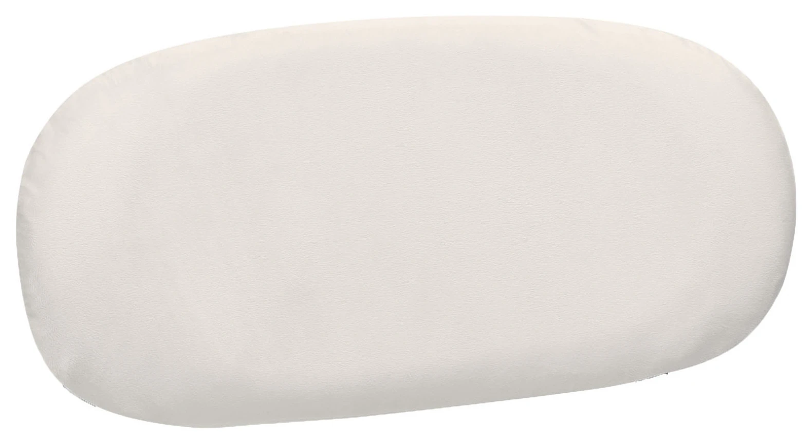 Чехол спинка к стулу Тотем, белый теплый бархат