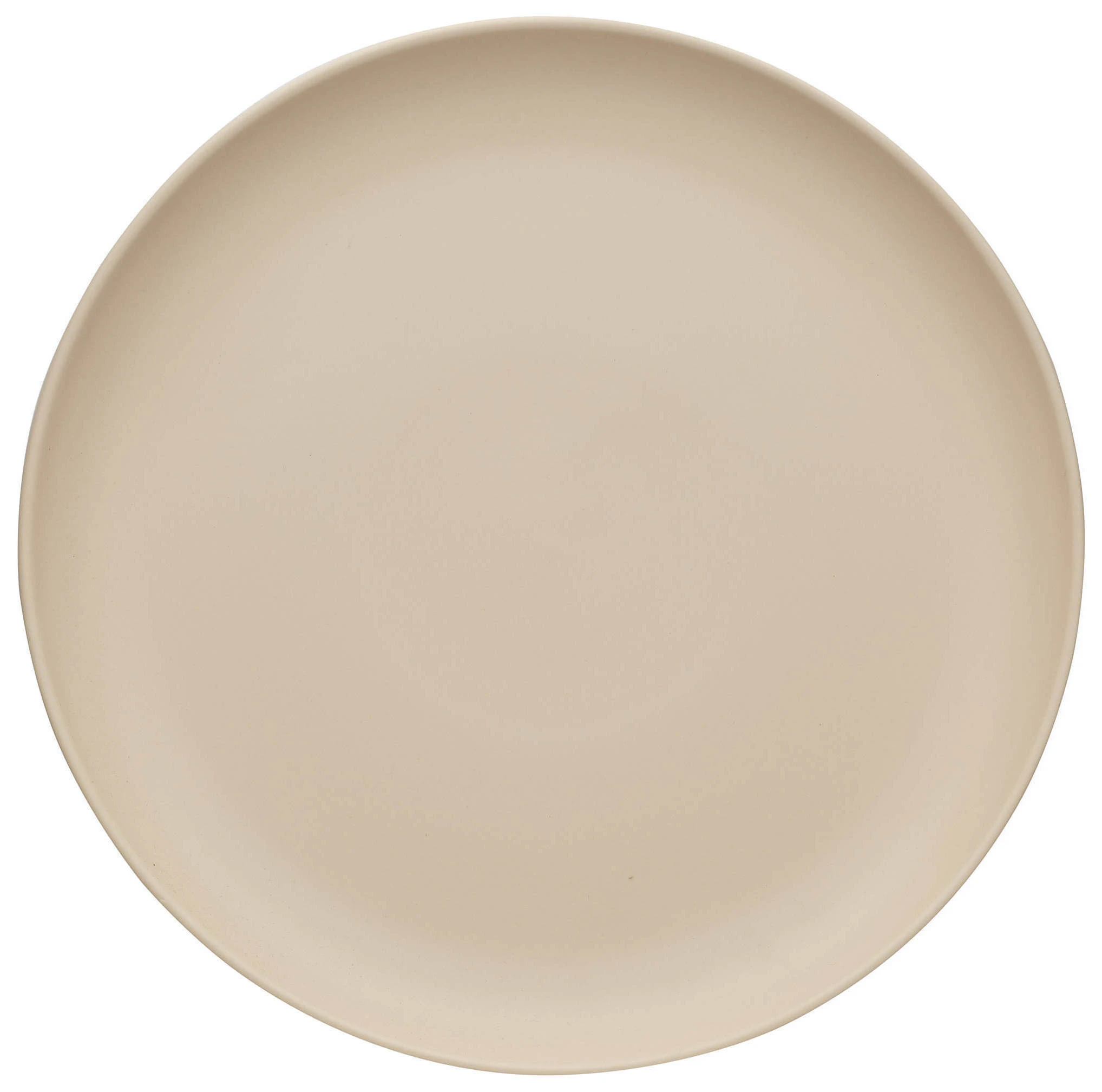 Подстановочная тарелка «Моно» бежевая