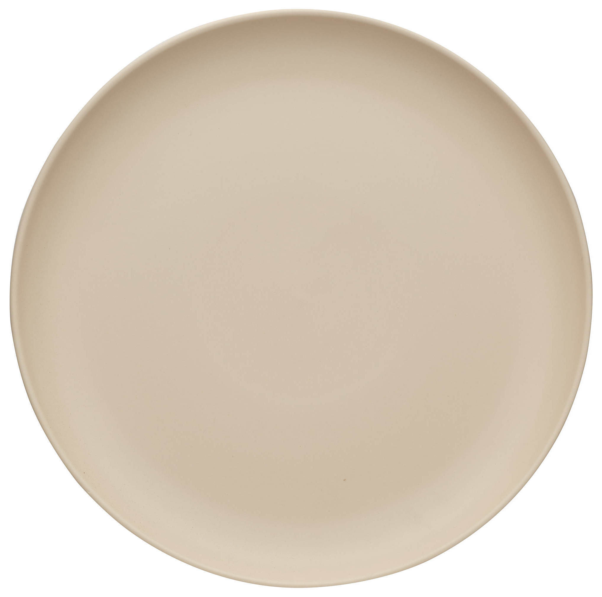 Подстановочная тарелка «Моно» бежевая