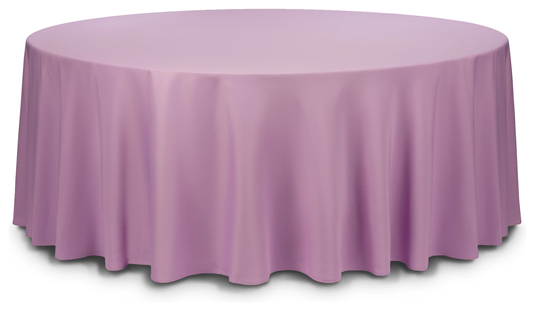 Скатерть круглая габардин лавандовая