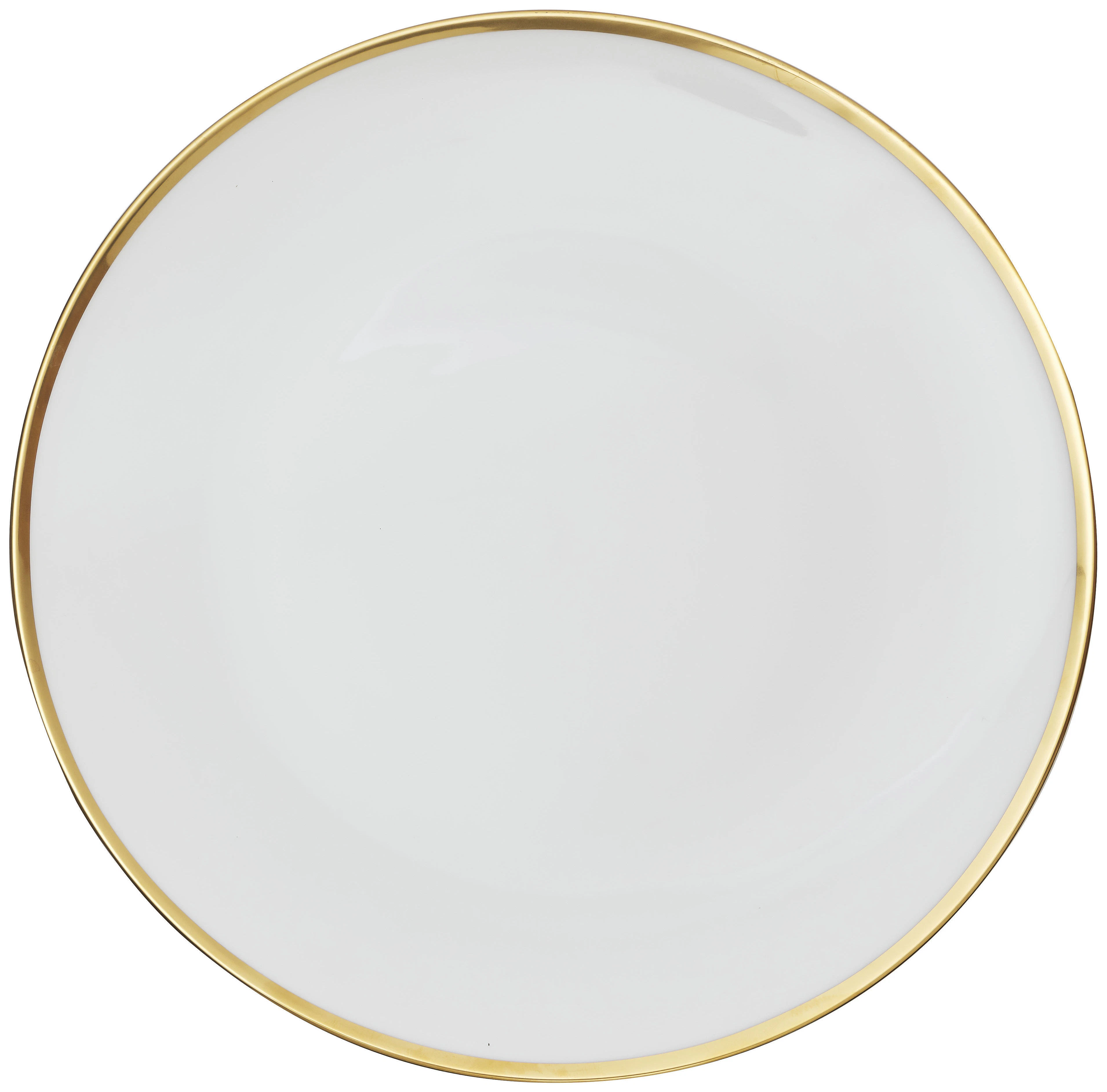 Подстановочная тарелка «Виго» с золотым кантом