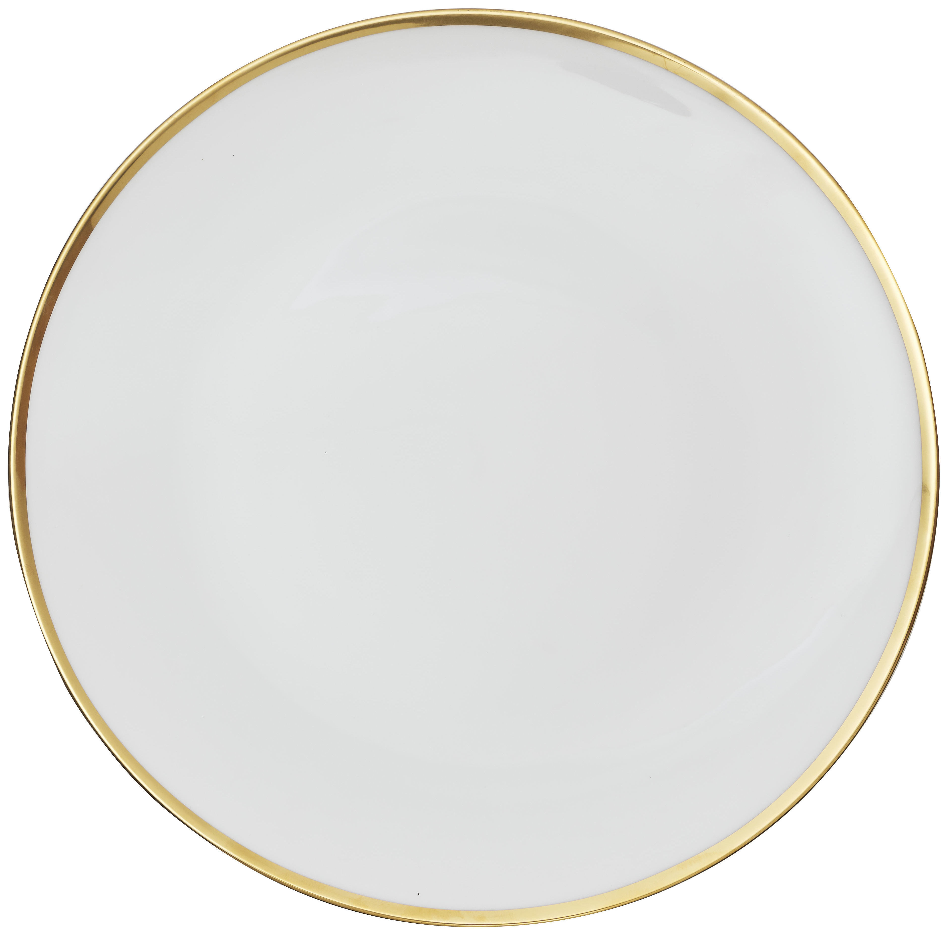 Подстановочная тарелка «Виго» с золотым кантом