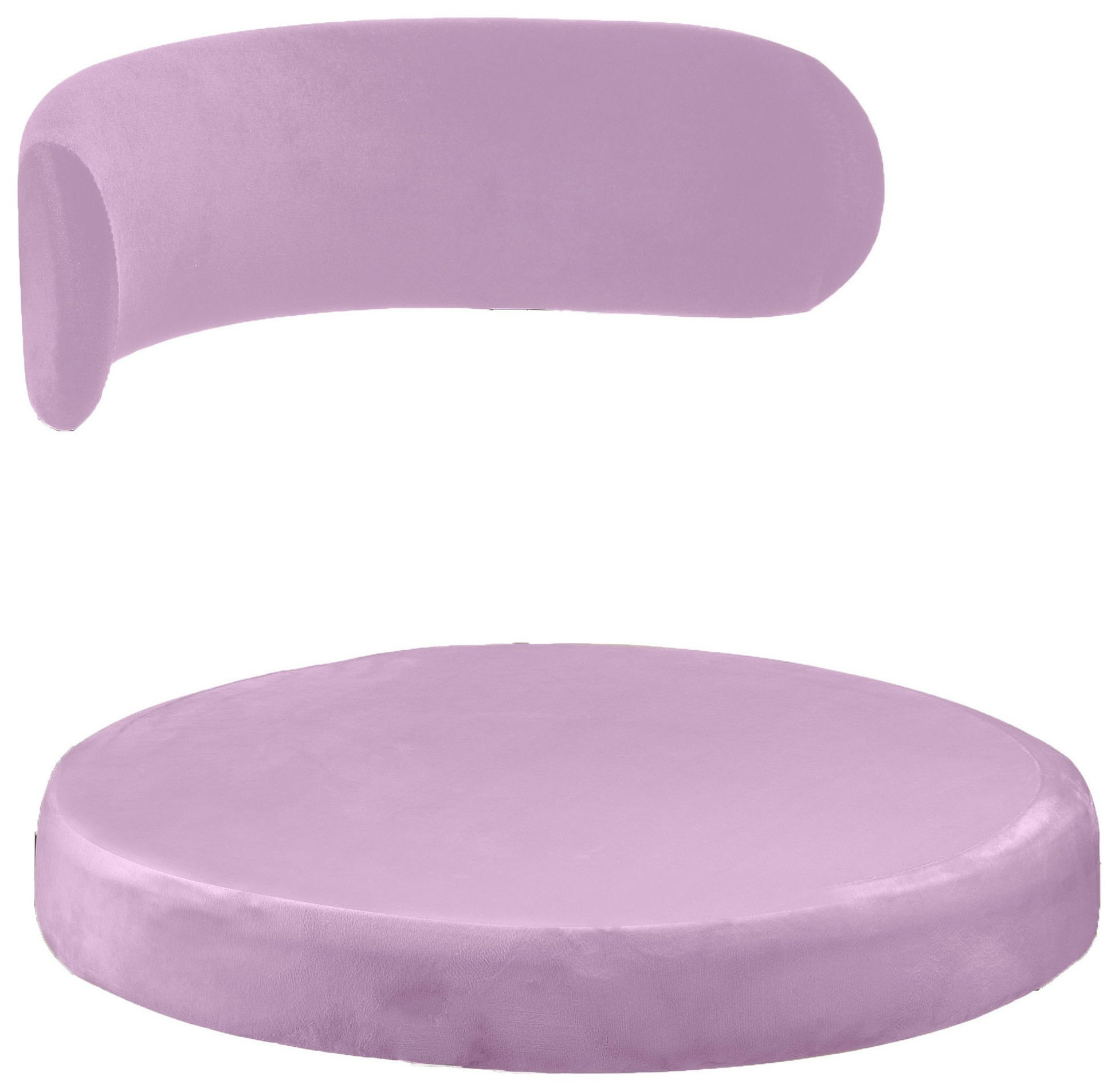 Чехол 2 шт. Лира, бархат пыльно-лавандовый