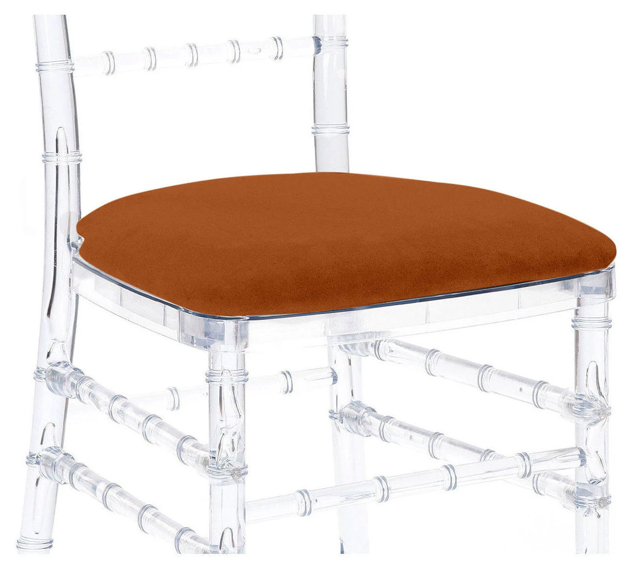 Подушка Кьявари терракотовая, бархат. Сдаётся со стулом