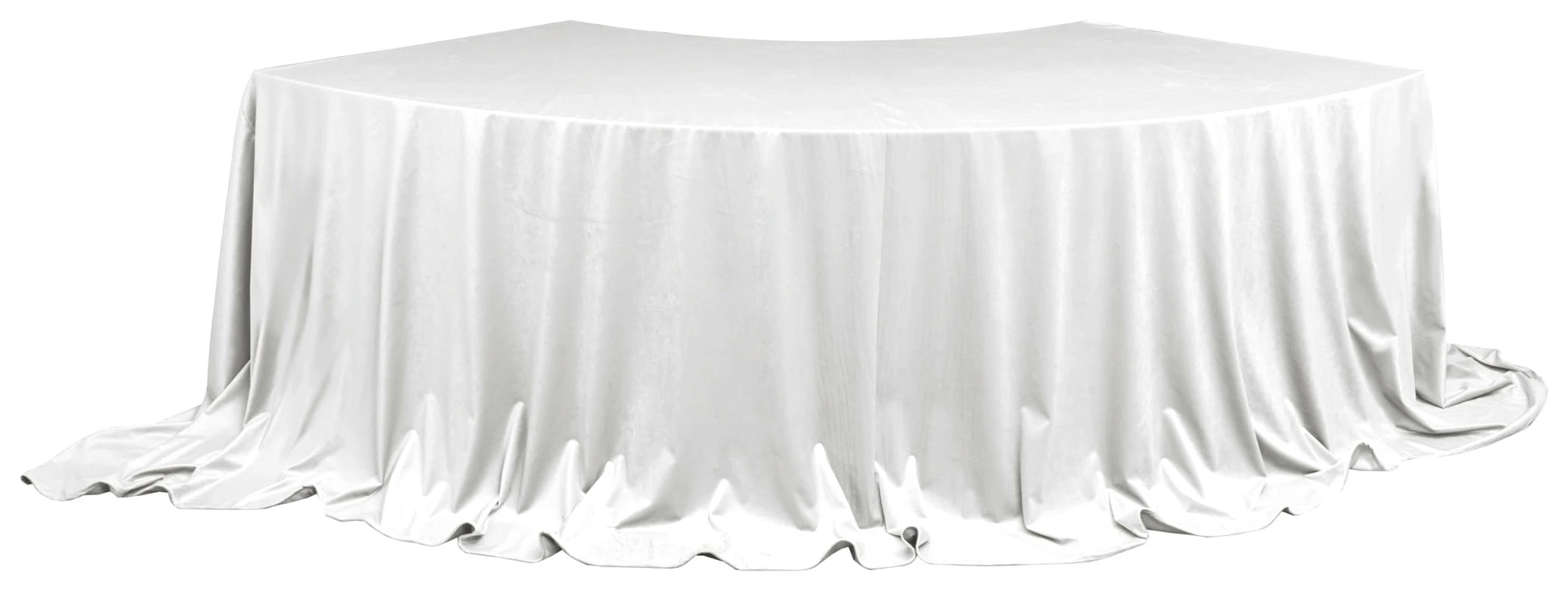 Скатерть для президиума бархатная белая