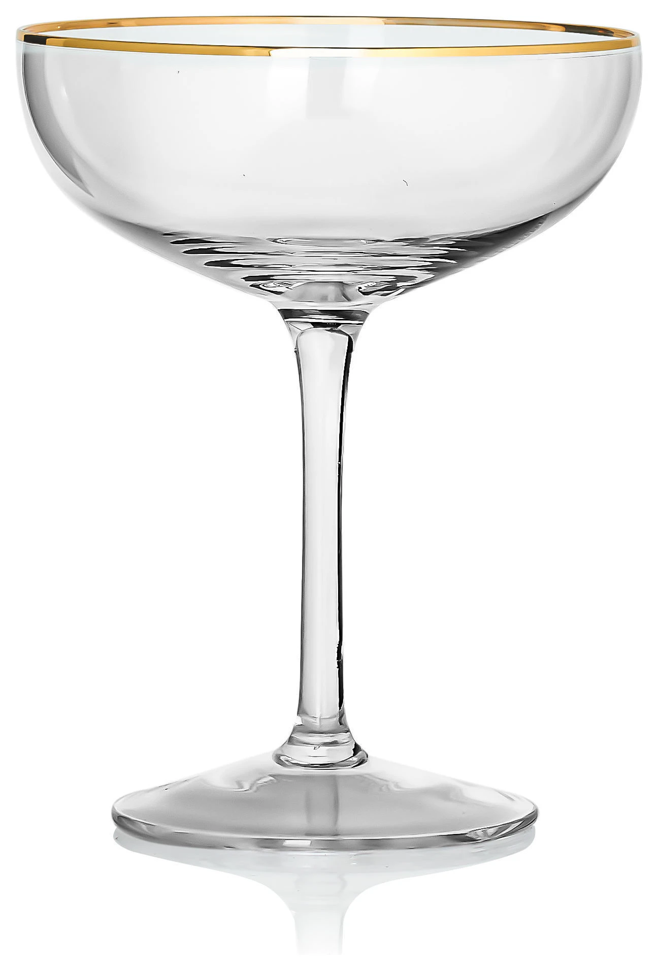 Блюдце для шампанского «Санко» с золотым кантом