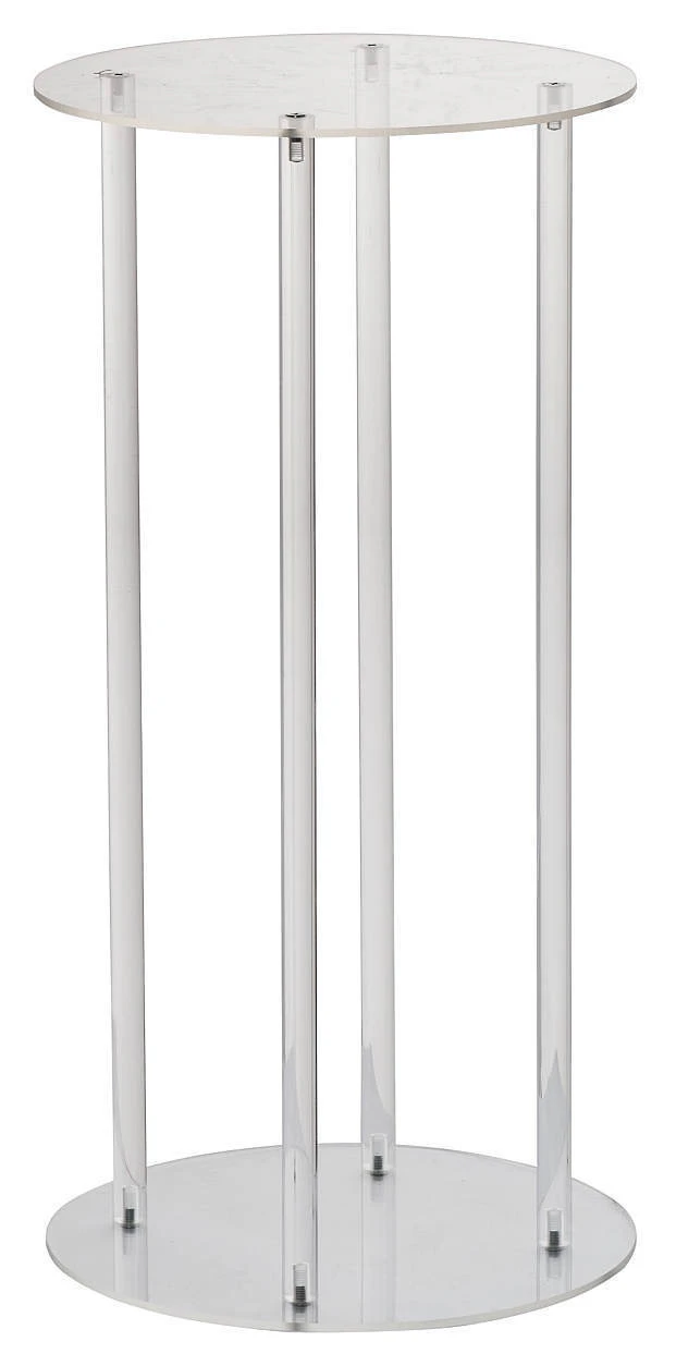 Стойка для цветов  прозрачная «Фрея» малая