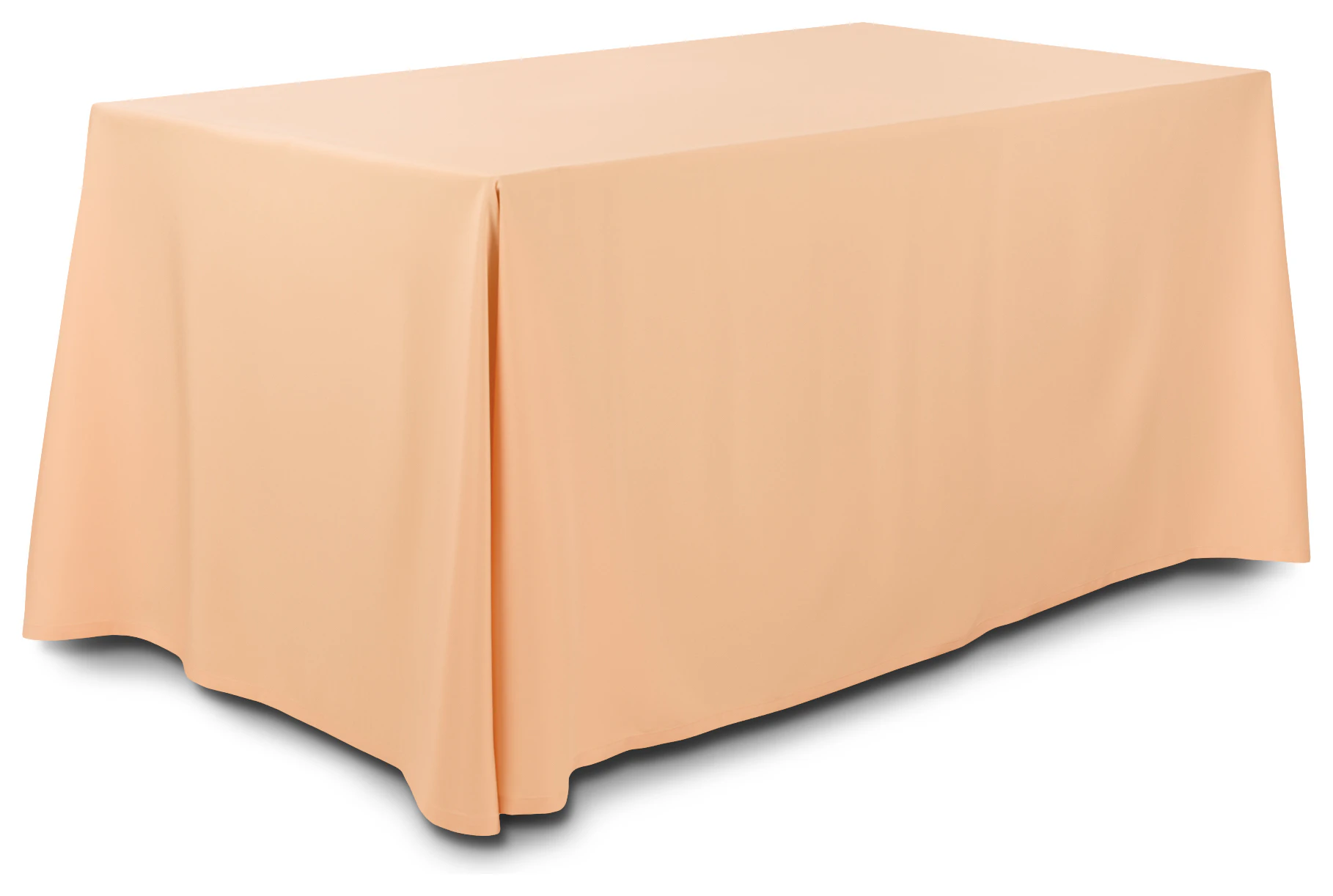 Скатерть прямоугольная габардин персиковая
