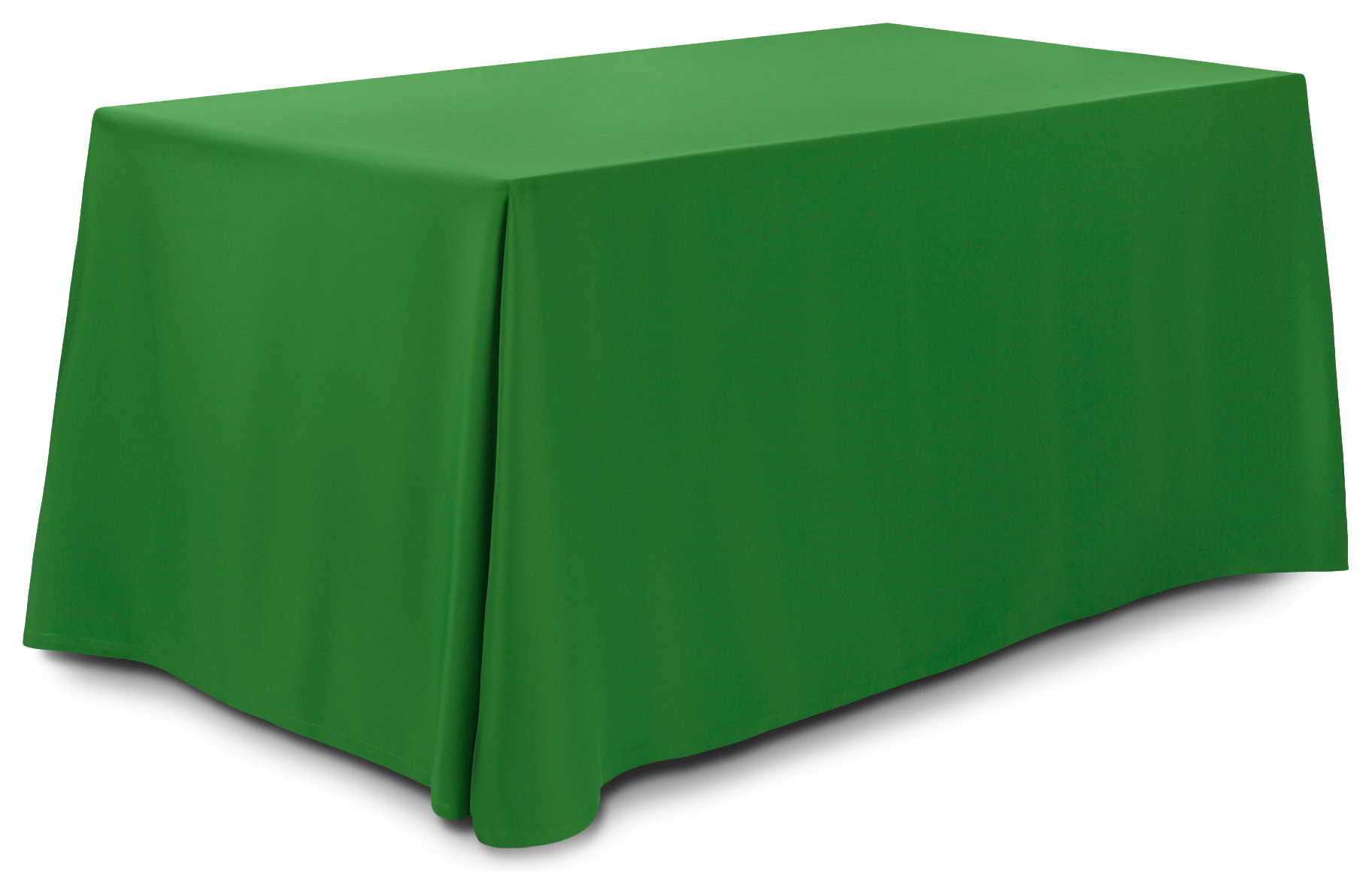 Скатерть прямоугольная габардин зеленая