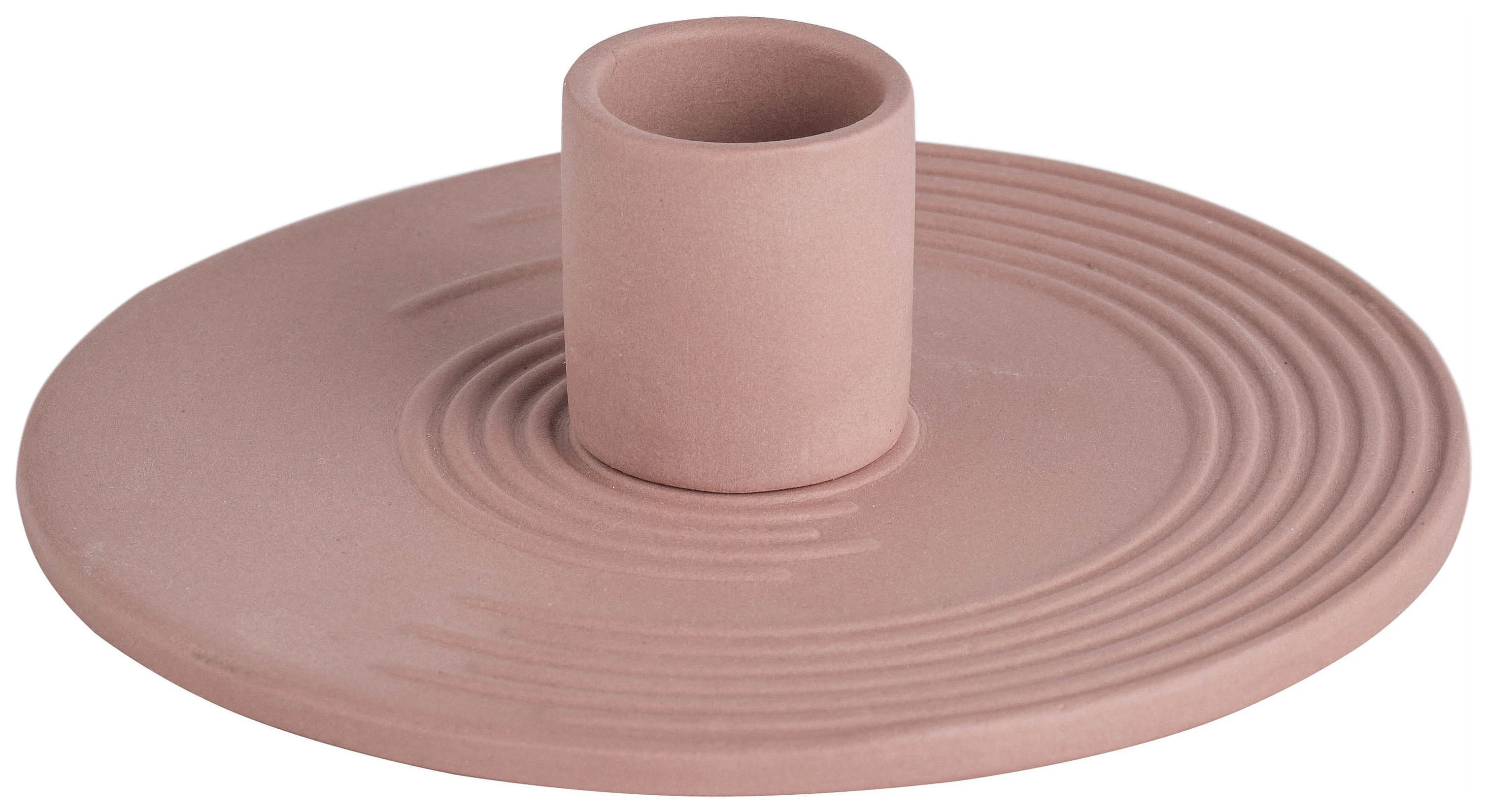 Подсвечник «Ассо» пыльно- розового цвета