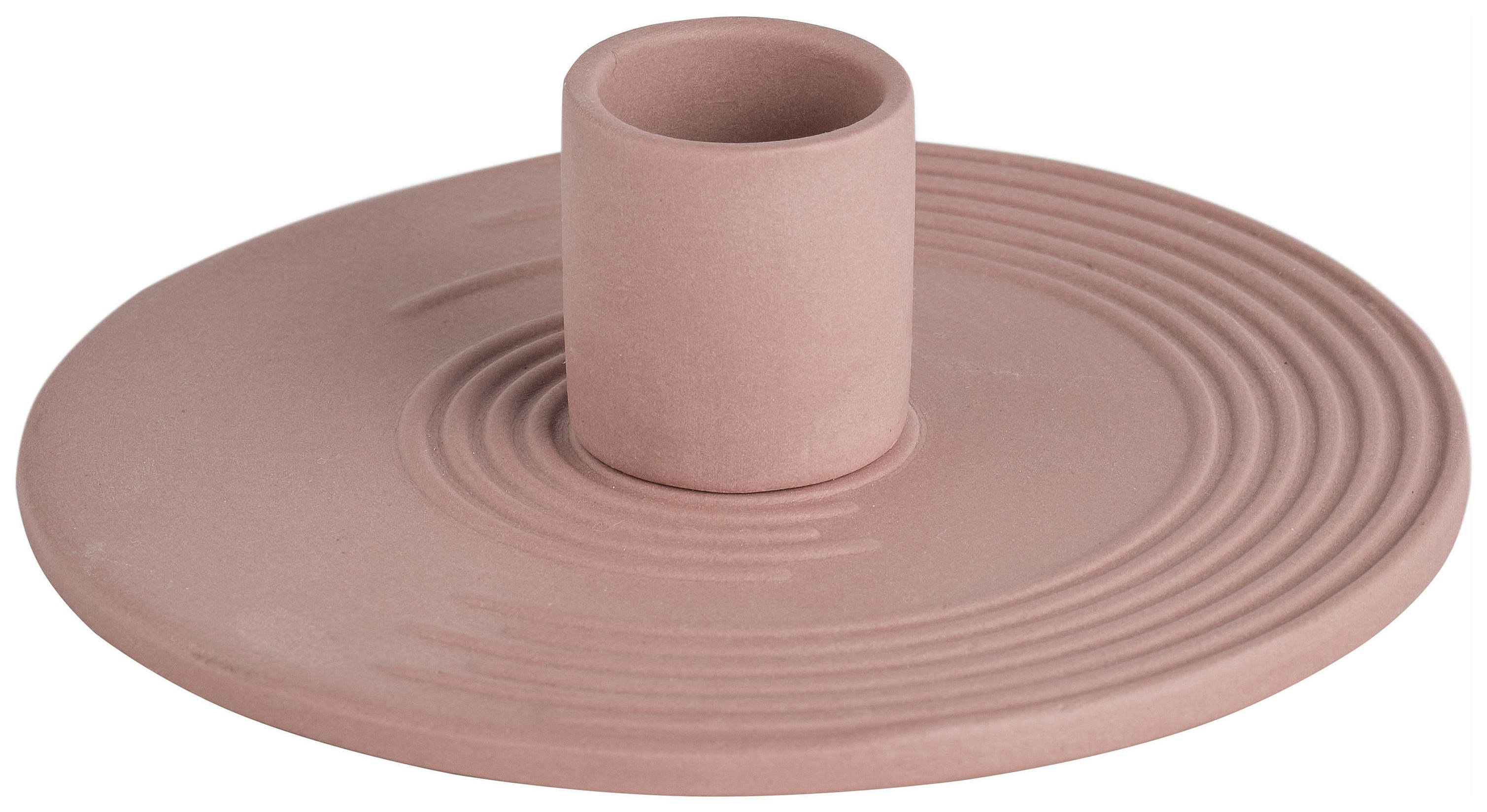 Подсвечник «Ассо» пыльно- розового цвета