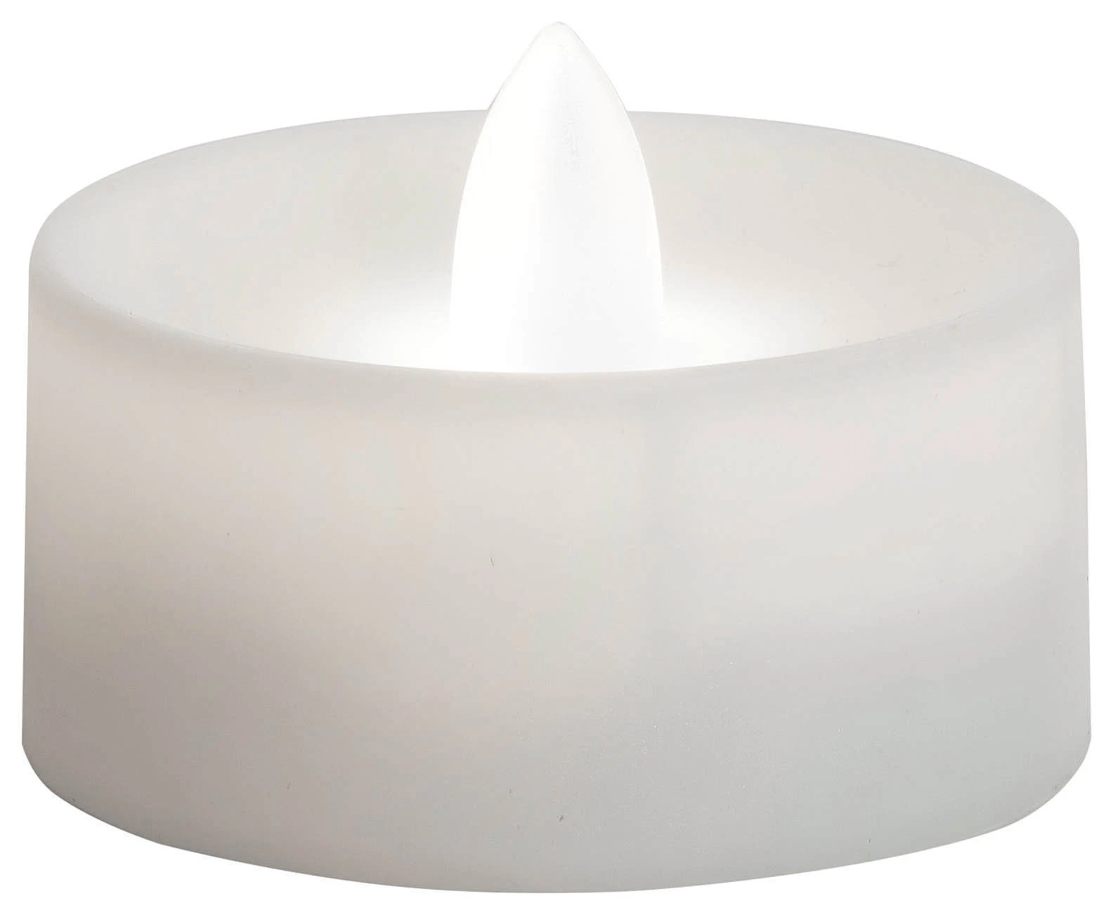 Led свеча 5,5х4см белого цвета