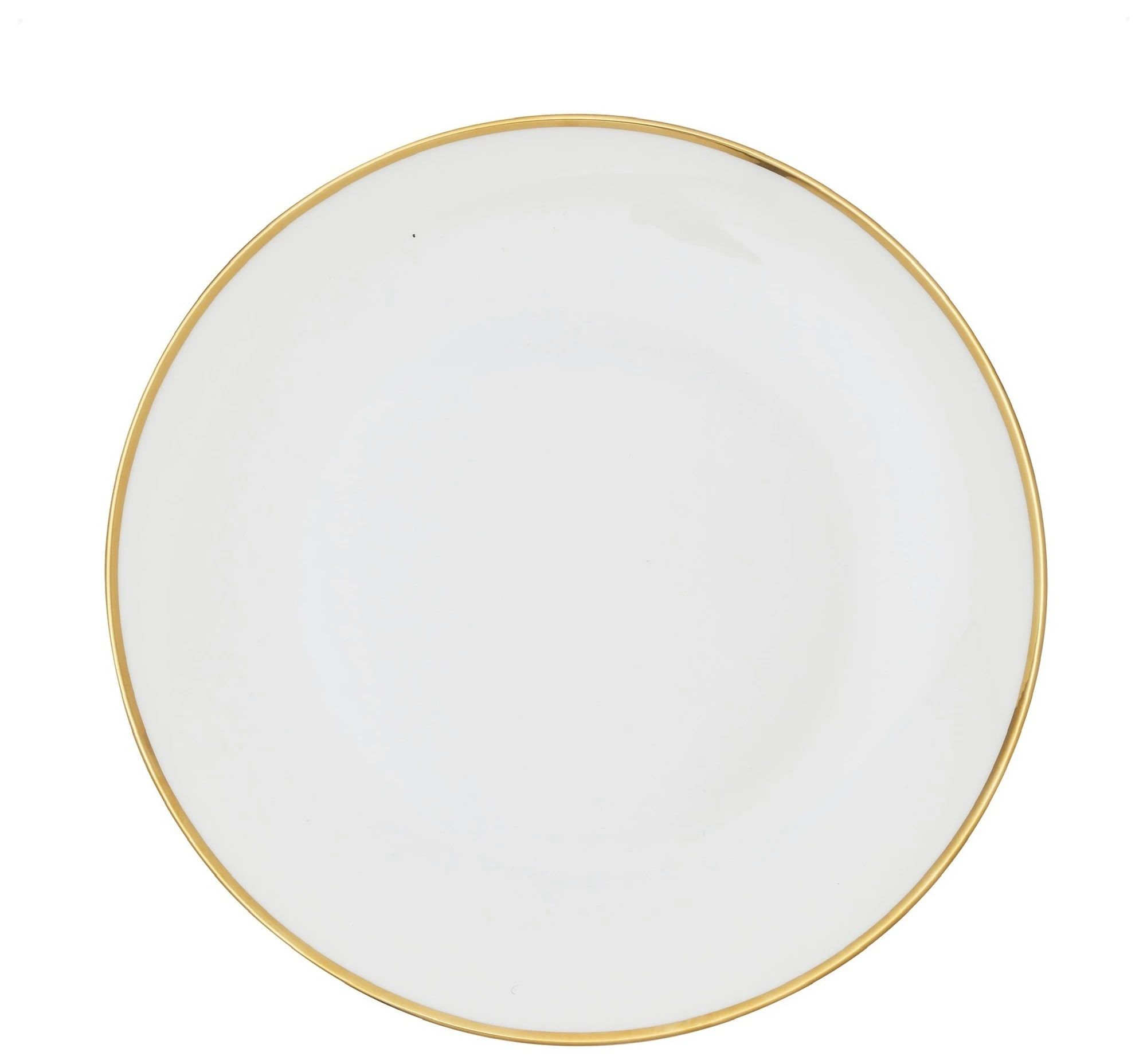 Обеденная тарелка «Виго» с золотым кантом
