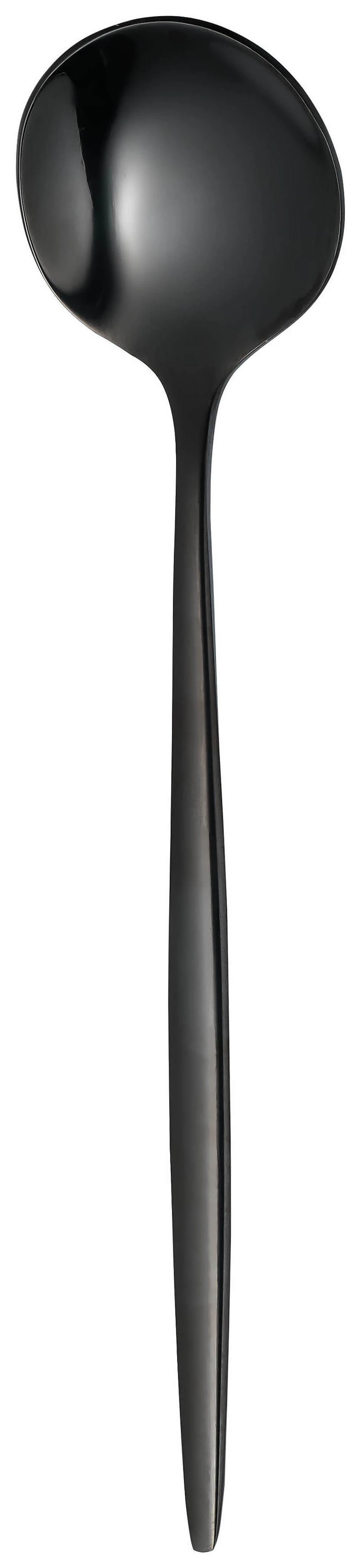 Десертная ложка  «Изи» черная