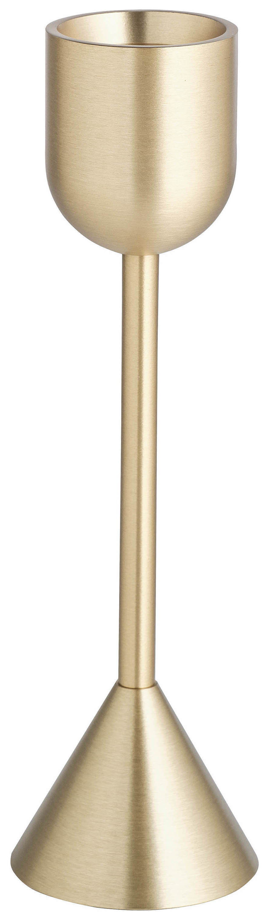 Подсвечник «Лори» М, золотого цвета