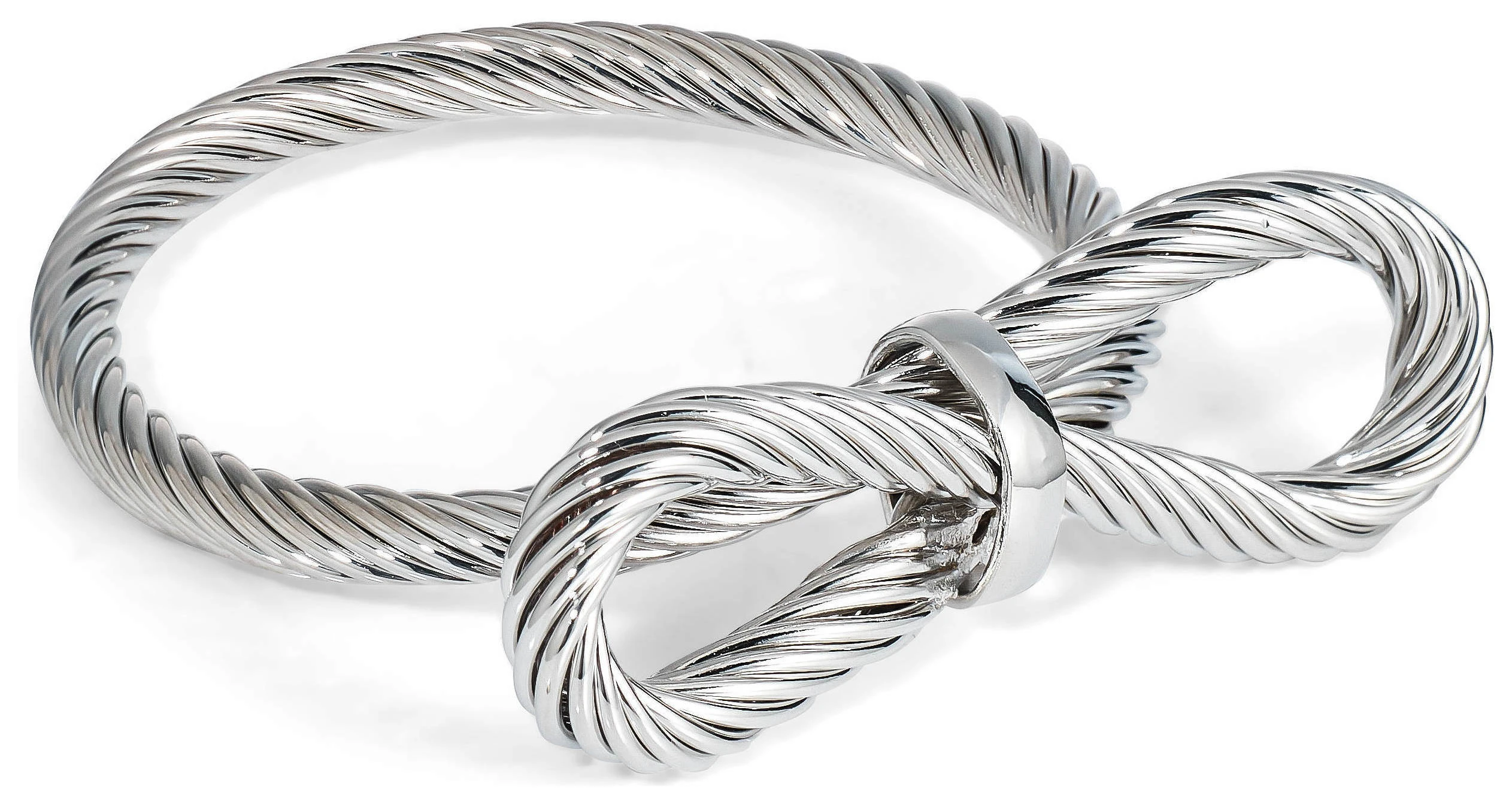 Кольцо для салфетки «Ламфи» серебряное