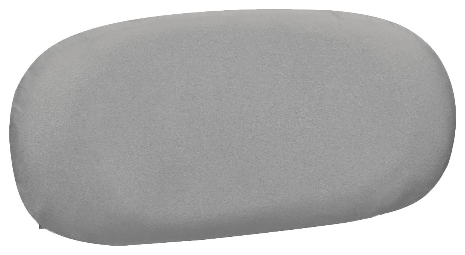 Чехол спинка к стулу Тотем, серый бархат