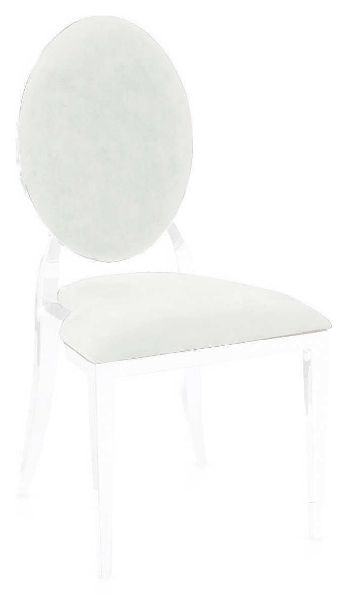 Чехол 2 шт. к стулу Вашингтон, белый бархат