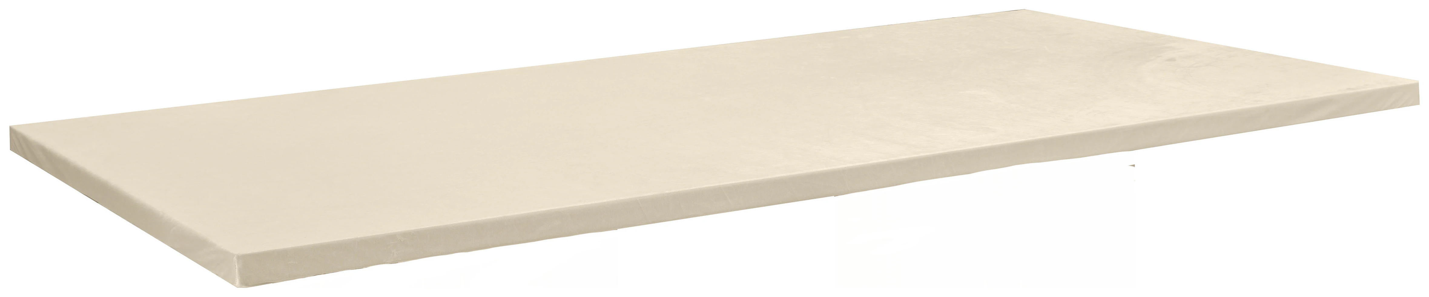 Чехол для столешницы прямого стола Арис, светло-бежевый бархат