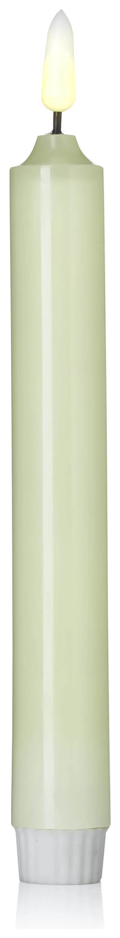 Led свеча 2х17см молочного цвета