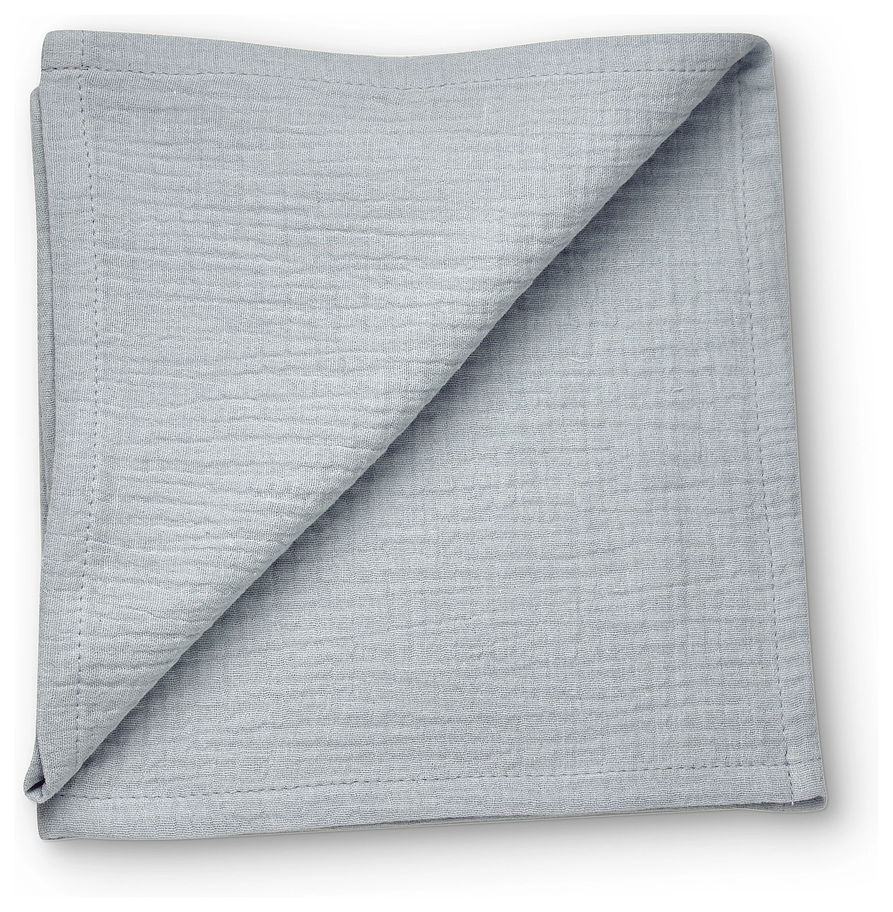 Салфетка из муслина сизая