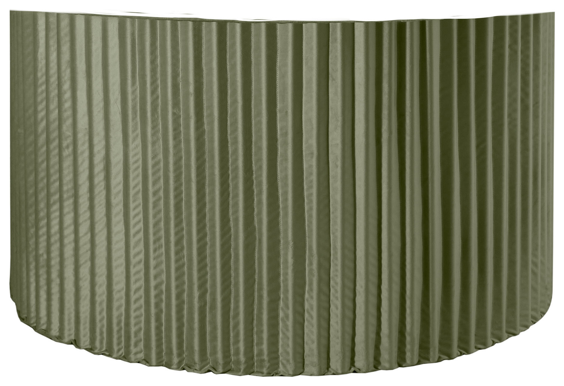 Чехол для ноги круглого стола Арис, пыльно-зеленый бархат