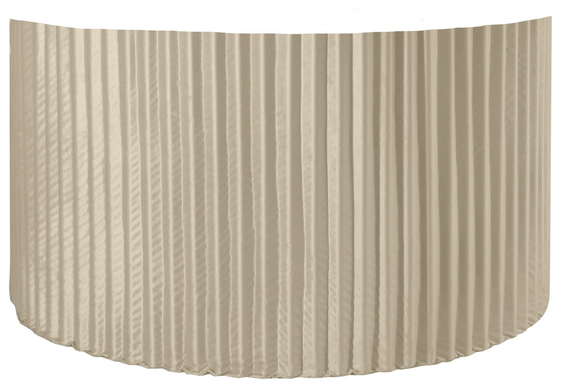 Чехол для ноги прямого стола Арис, светло-бежевый бархат