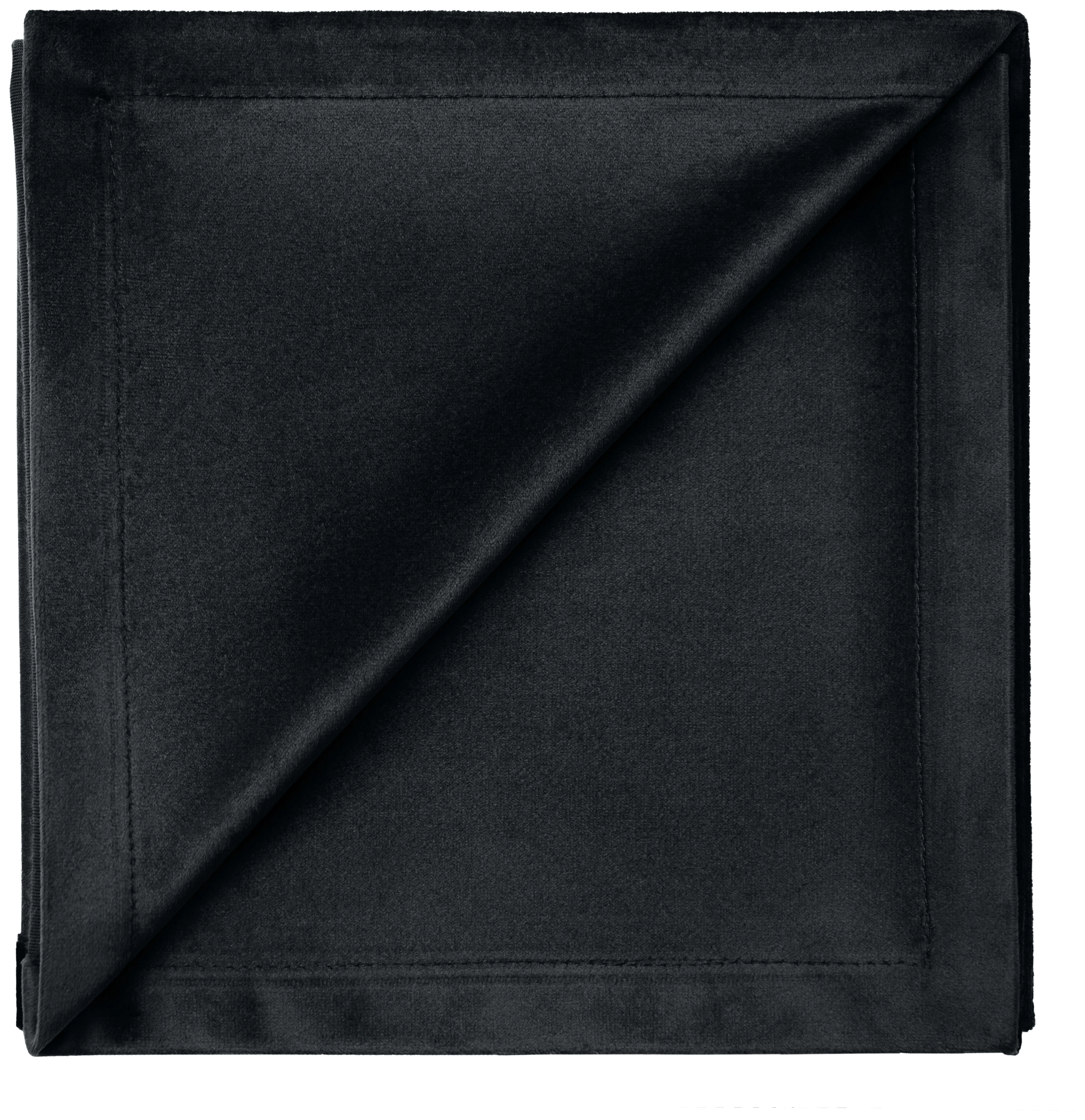 Салфетка бархатная черная