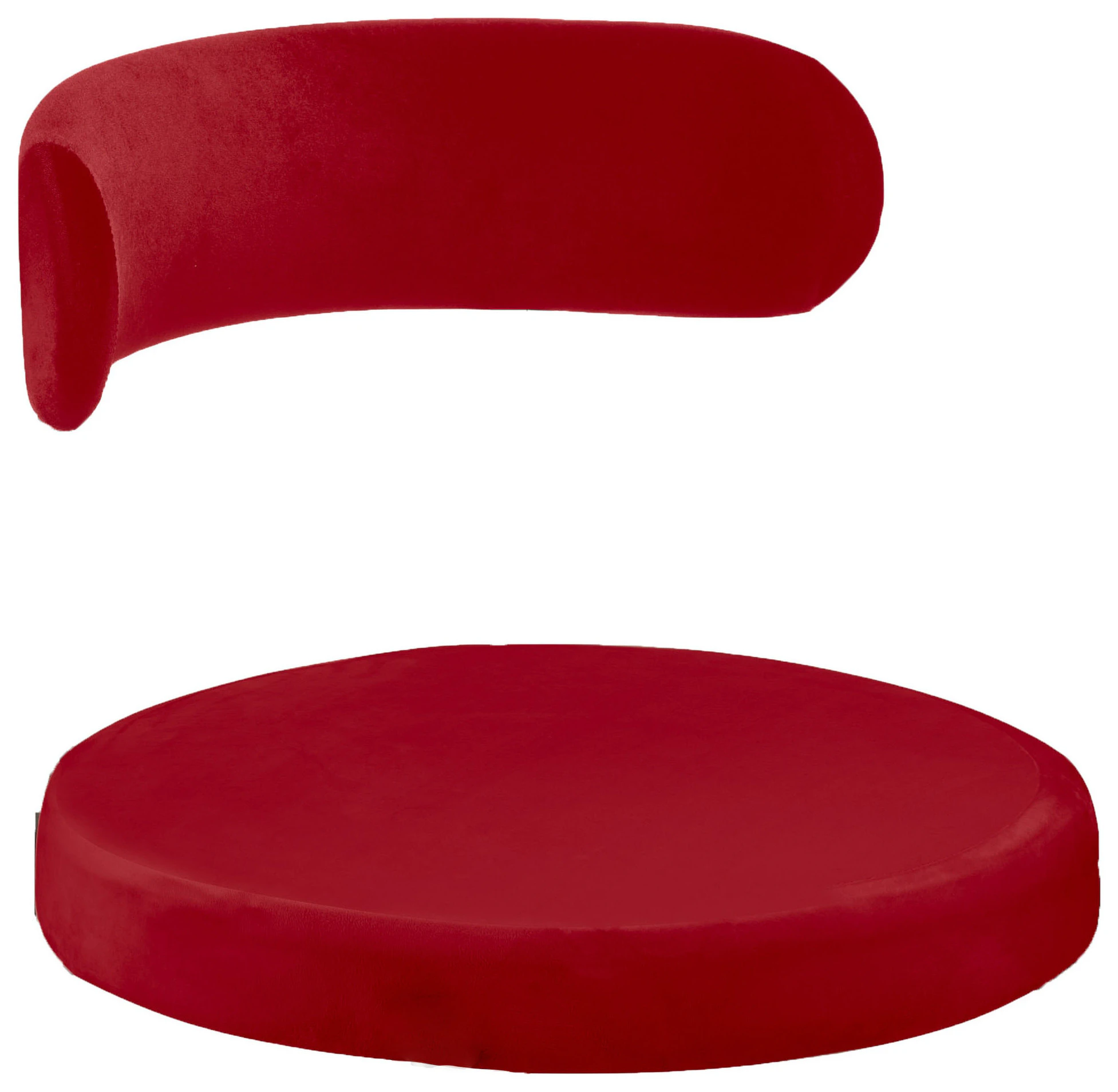 Чехол 2 шт. Лира, бархат красная малина