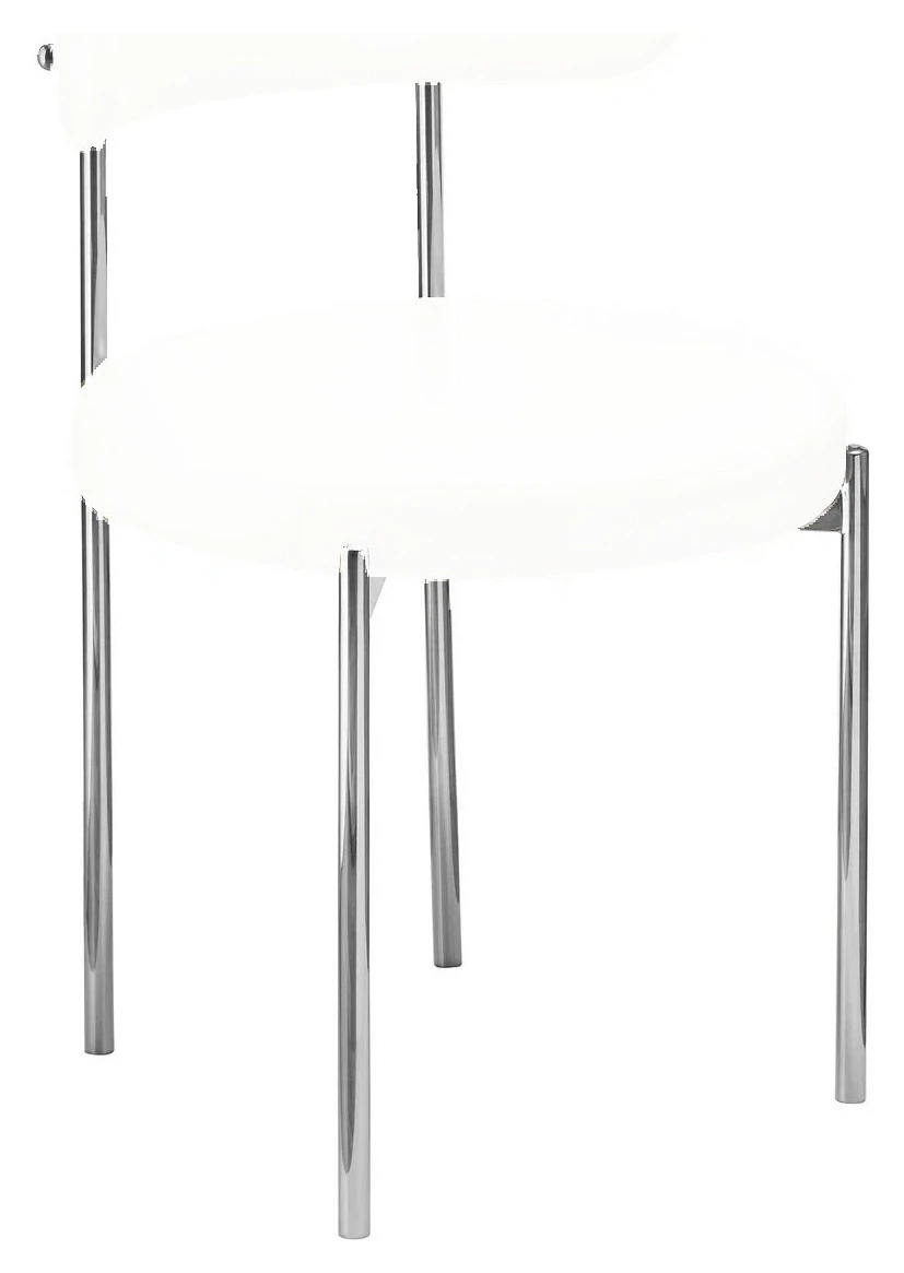 Каркас стула «Лира» серебряный