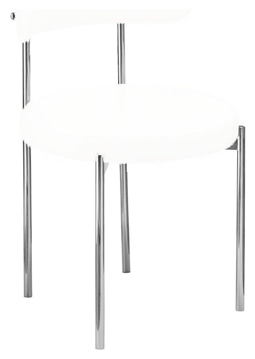 Каркас стула «Лира» серебряный