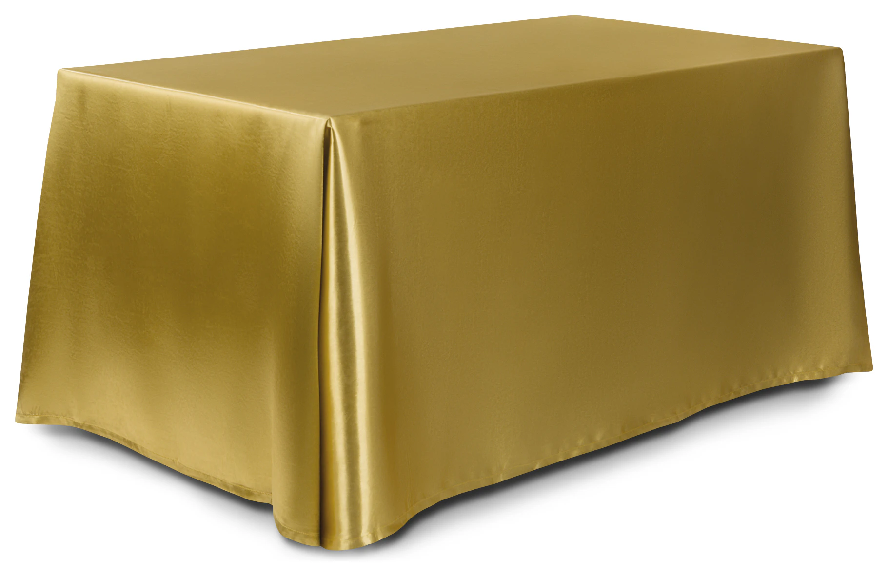 Скатерть прямоугольная золотая
