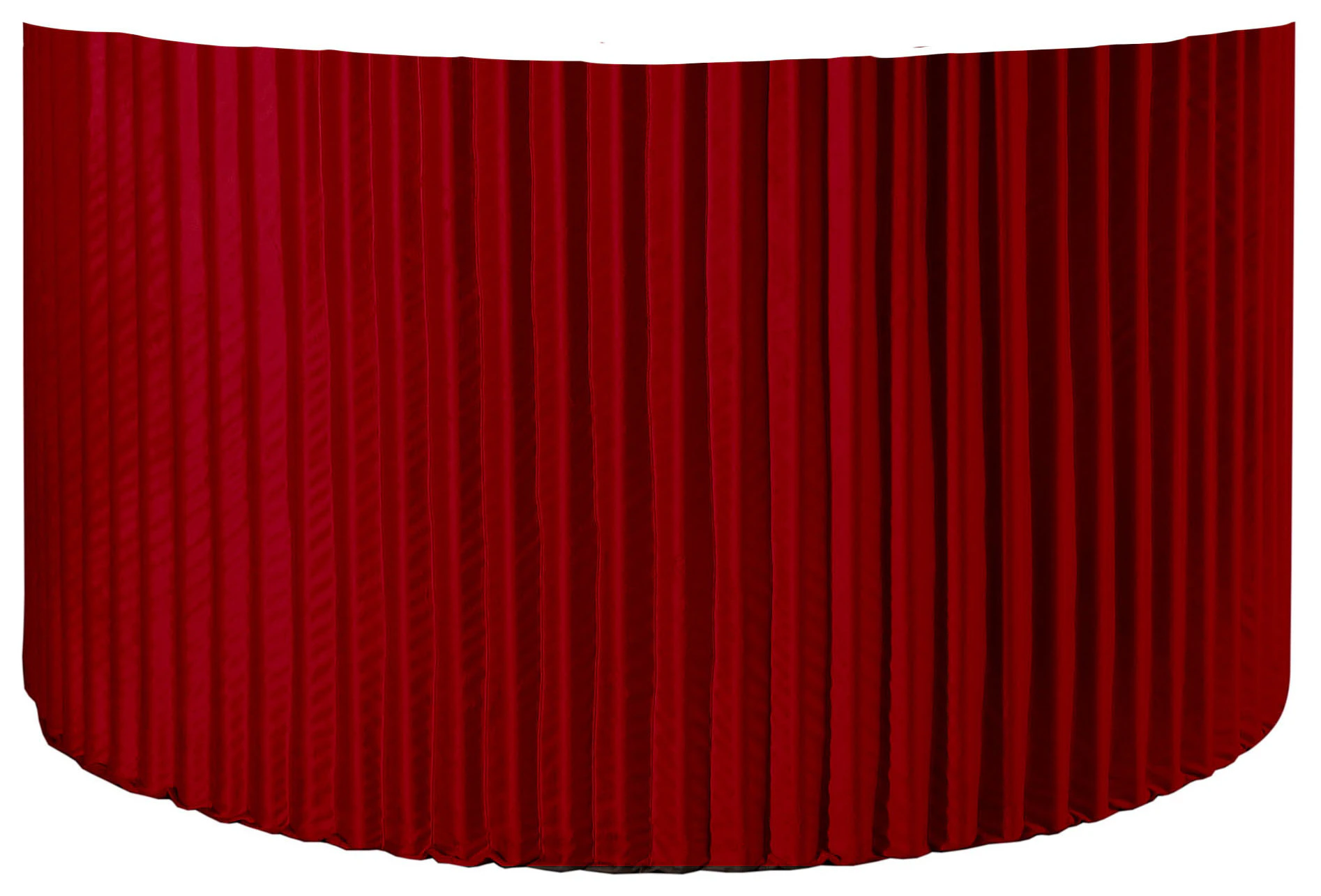 Чехол для ноги круглого стола Арис, красный бархат