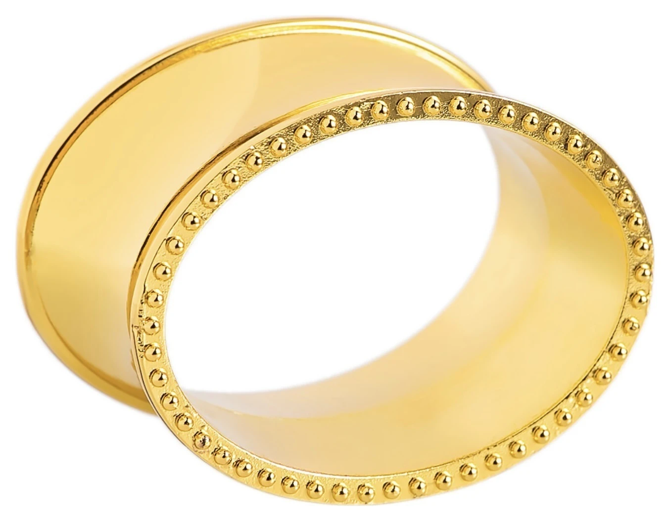 Кольцо для салфетки «Мирт» золотое