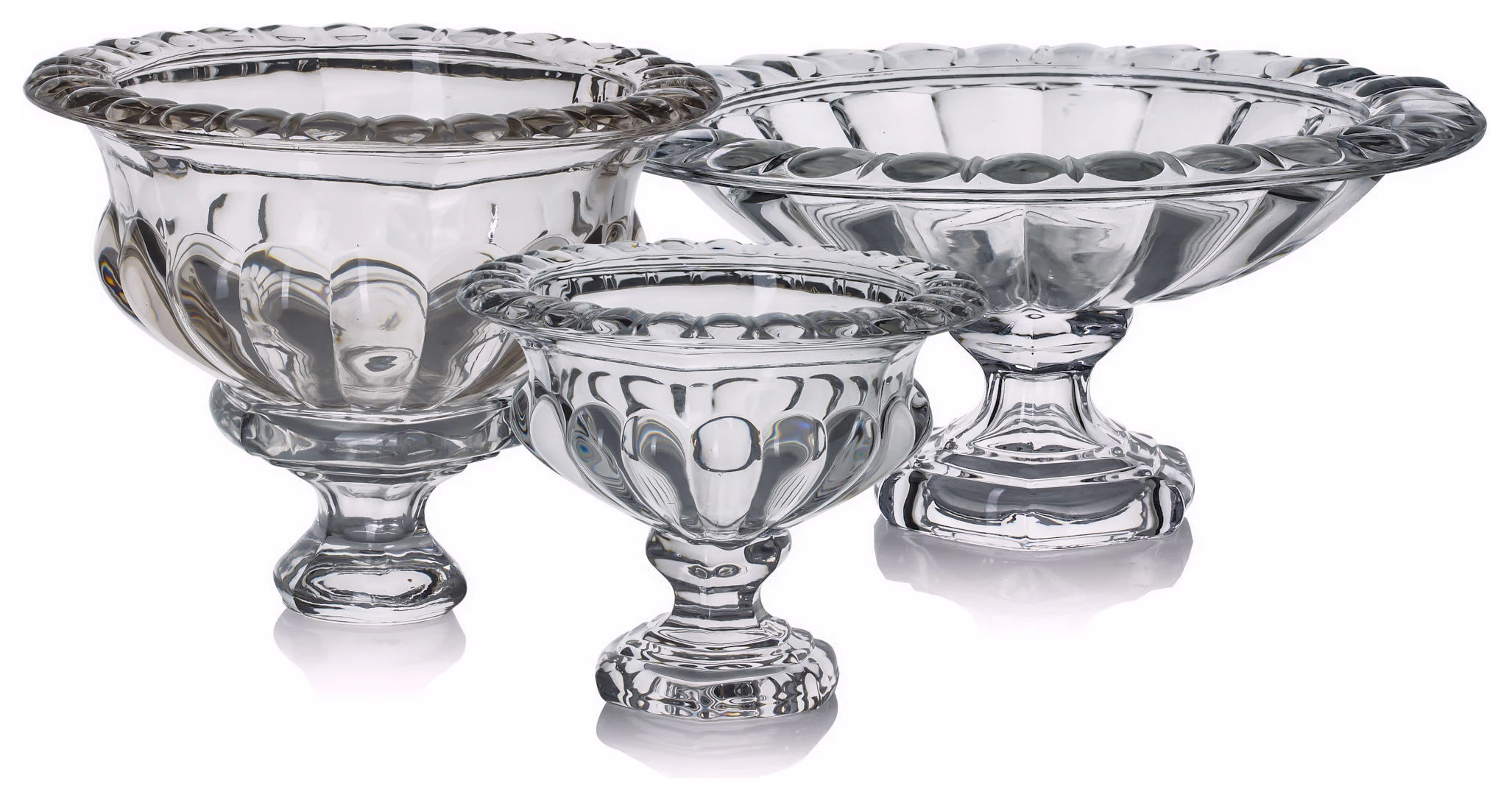 Набор прозрачных ваз «Пладо»