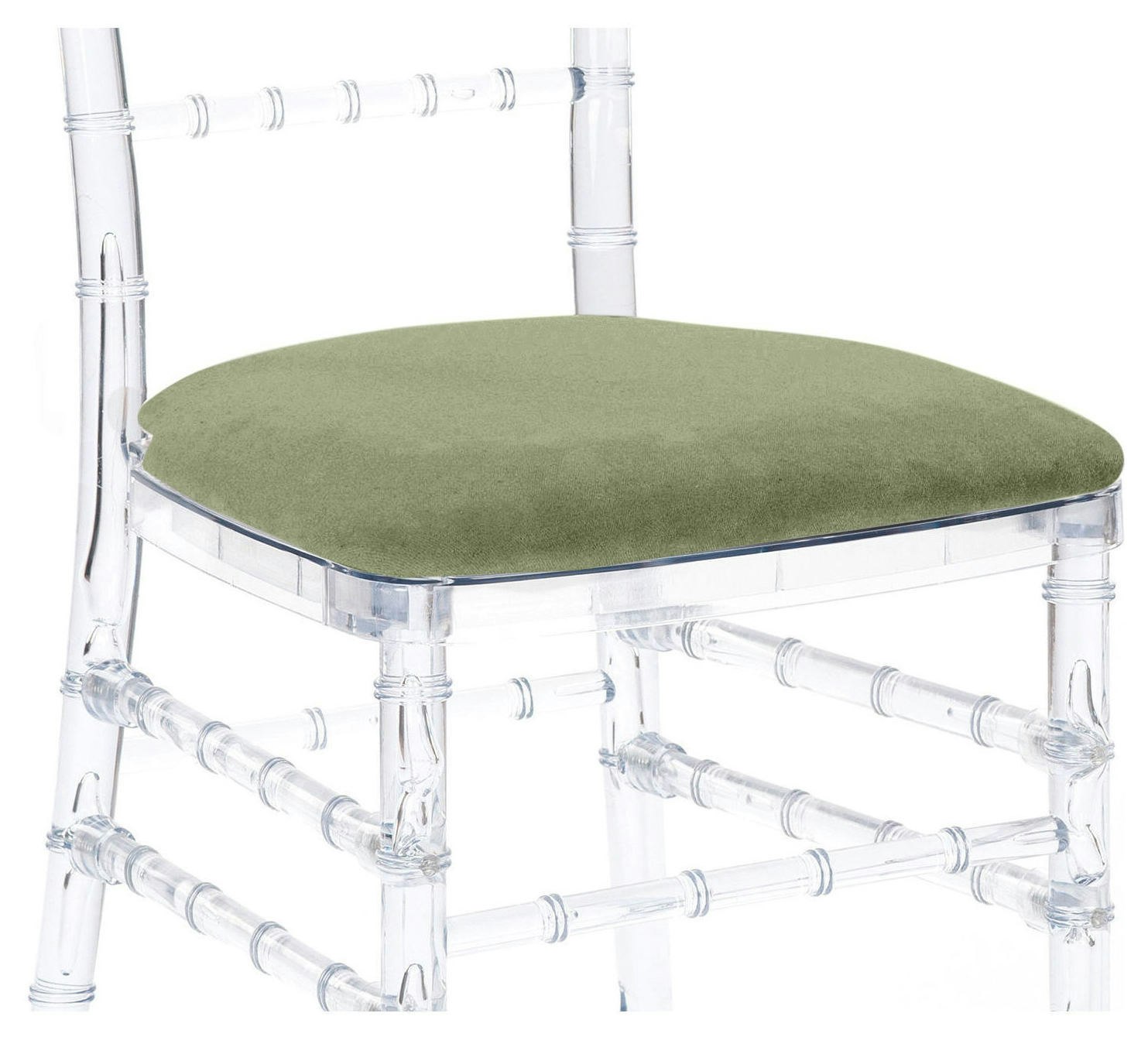 Чехол для подушки Кьявари из пыльно-зеленого бархата