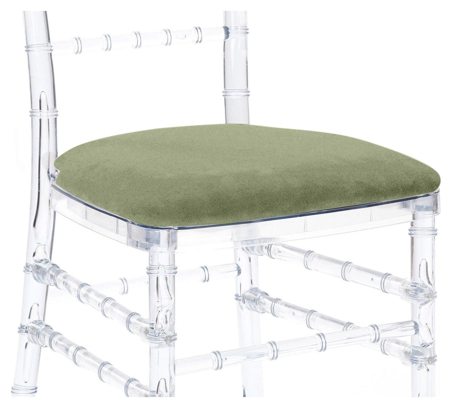 Чехол для подушки Кьявари из пыльно-зеленого бархата