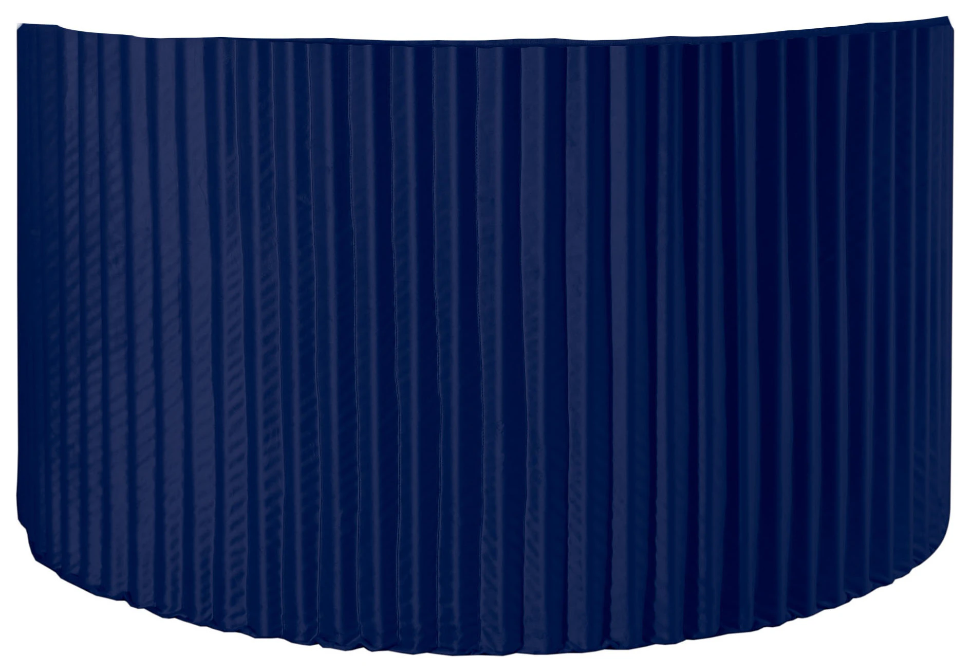 Чехол для ноги круглого стола Арис, темно-синий бархат
