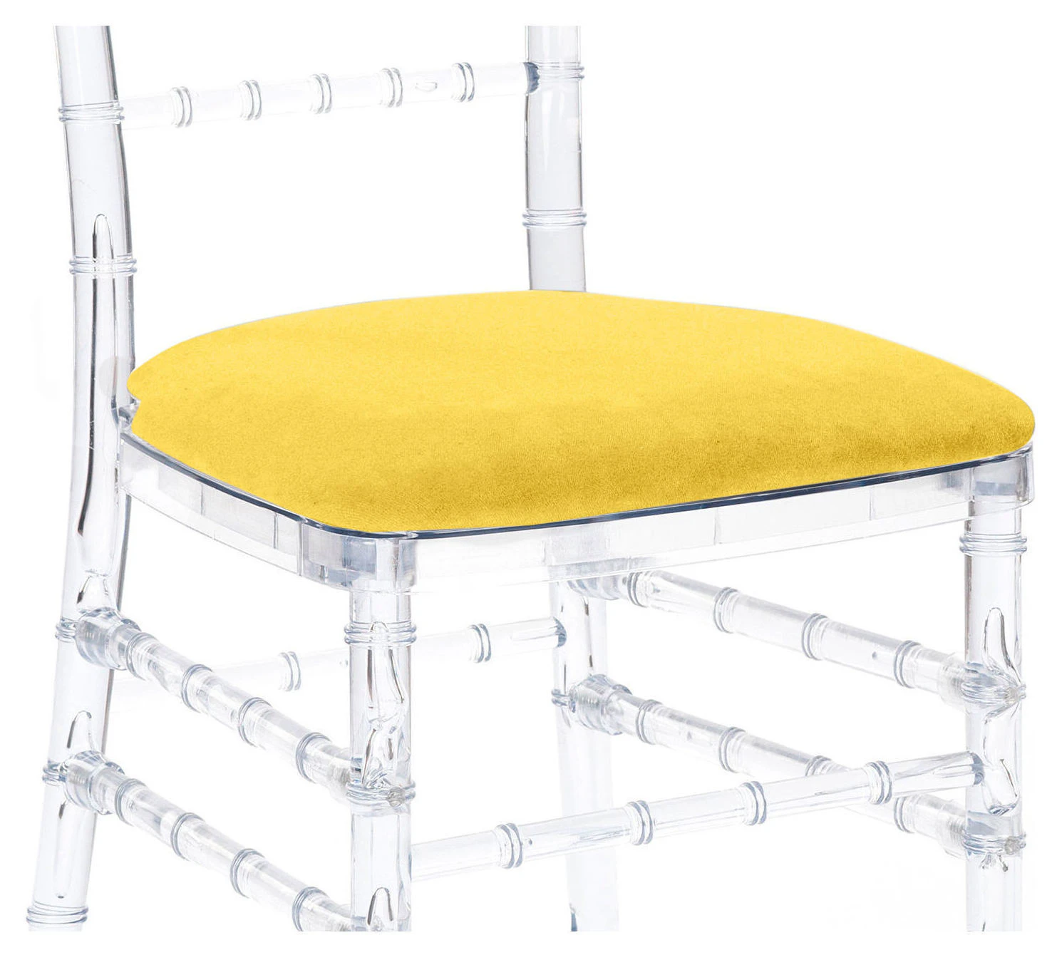 Чехол для подушки Кьявари из желтого бархата