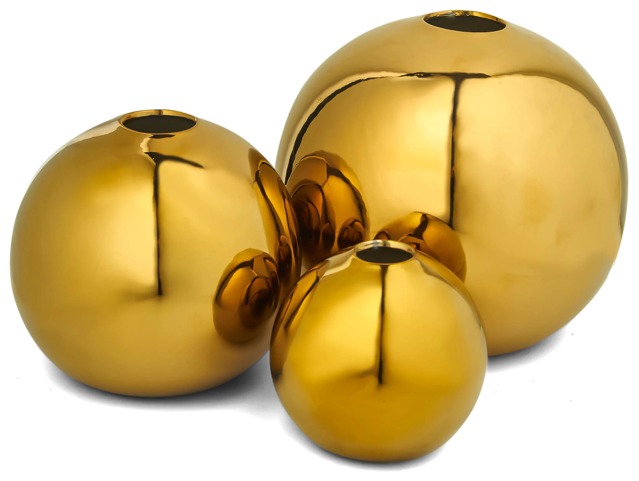 Набор золотых ваз «Рондо»