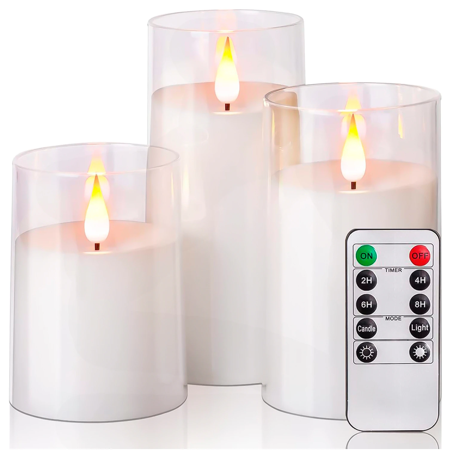 Набор Led свечей белого цвета