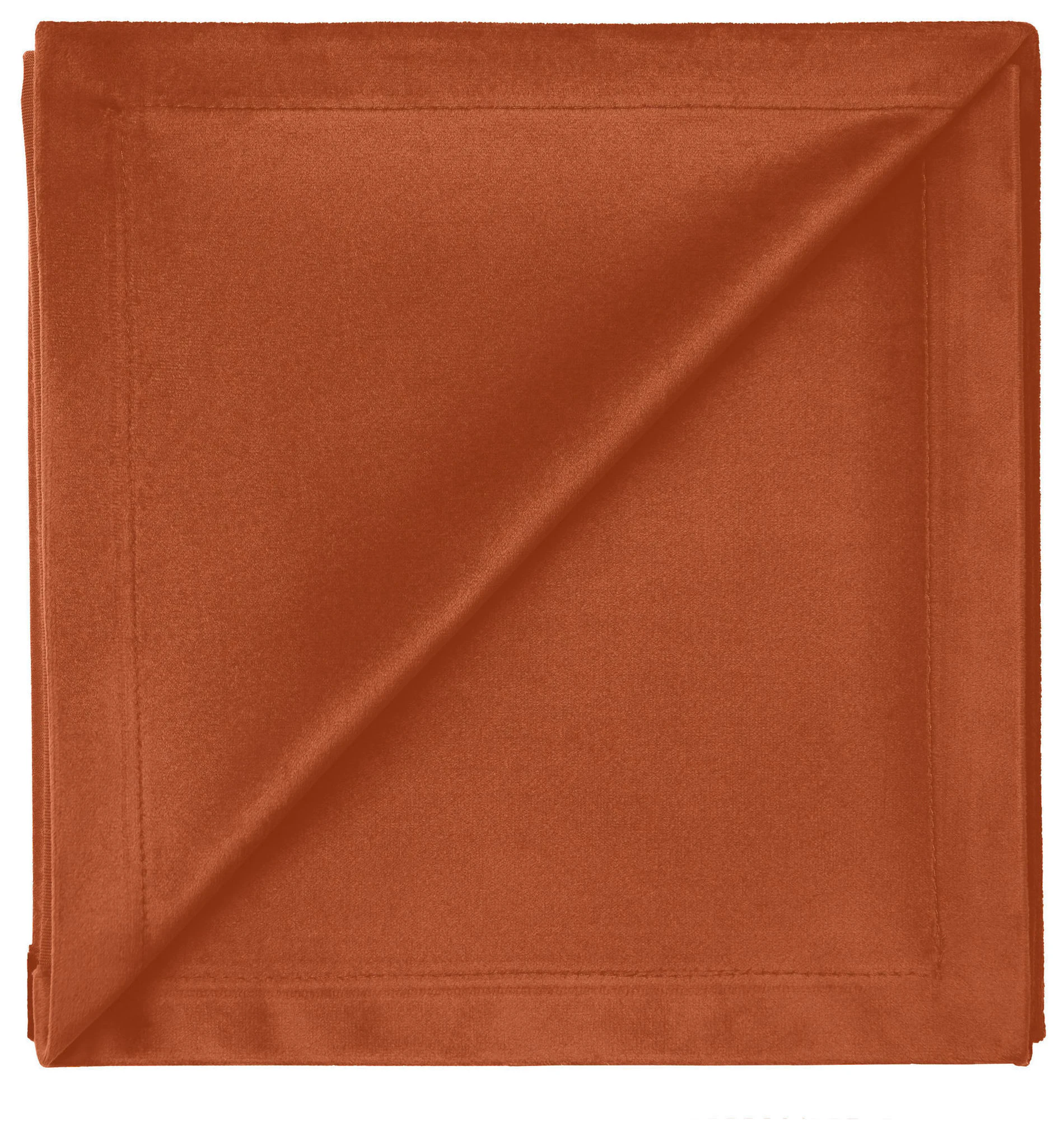 Салфетка бархатная терракотовая