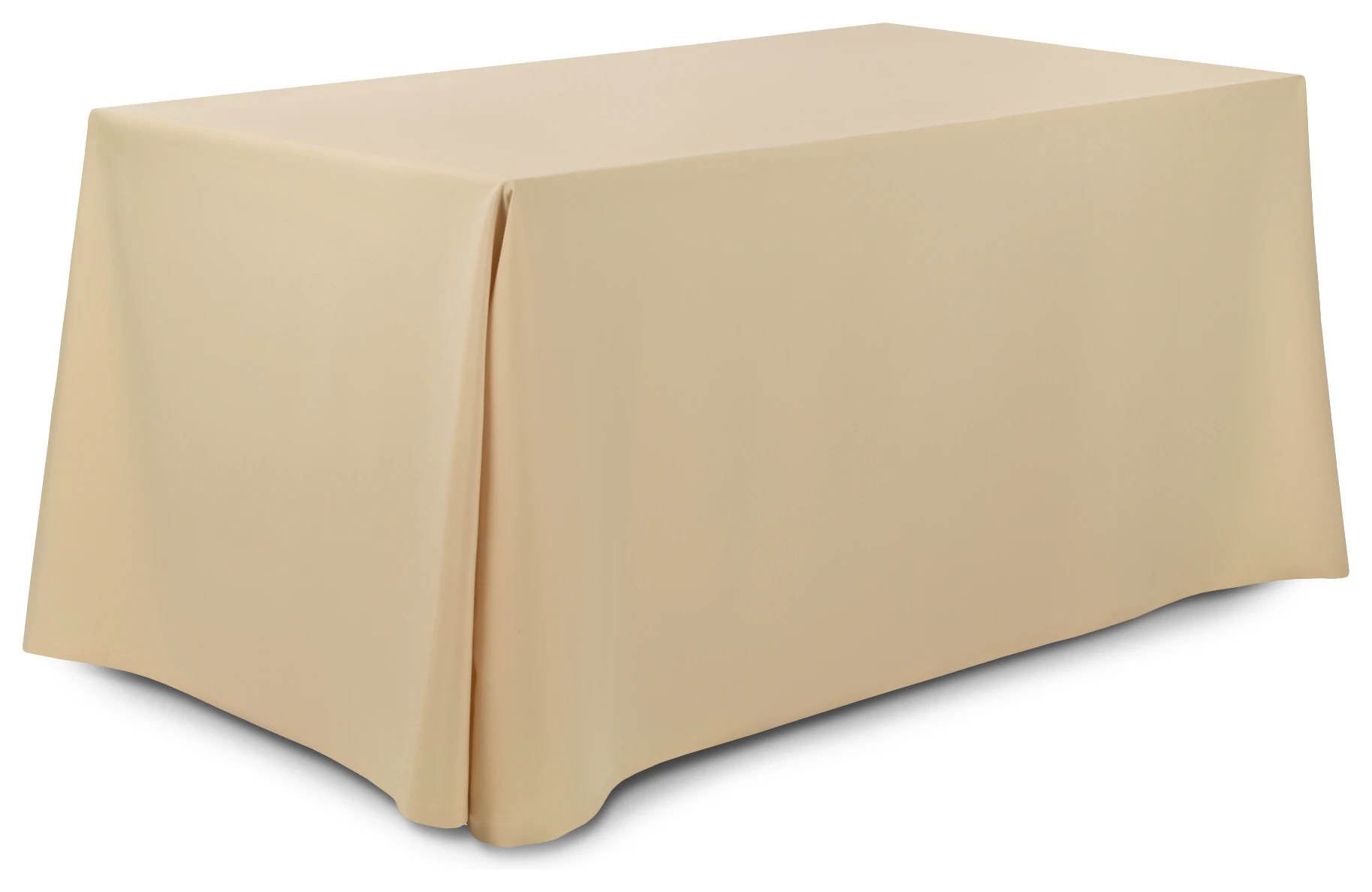 Скатерть прямоугольная габардин бежевая