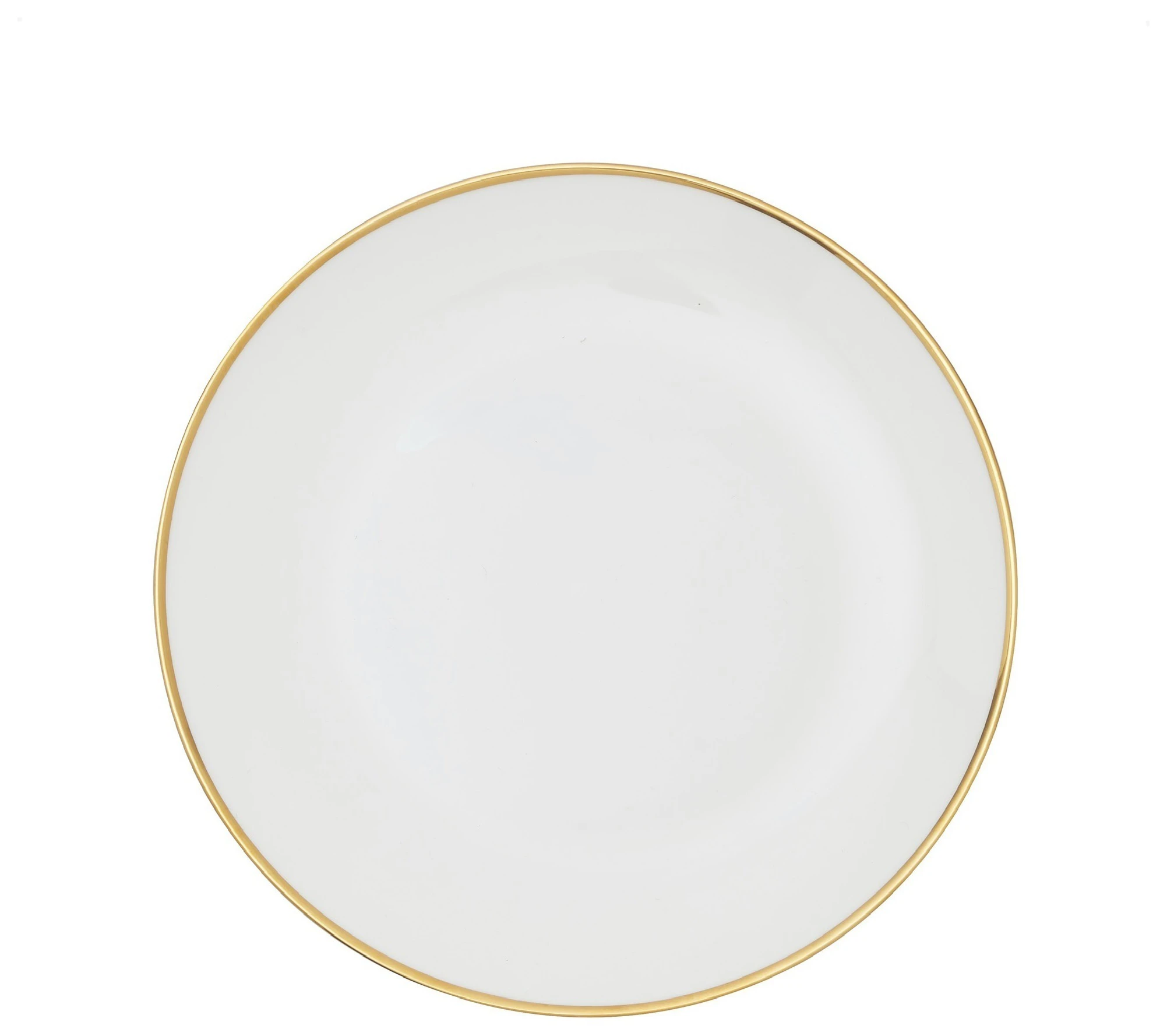 Закусочная тарелка «Виго» с золотым кантом